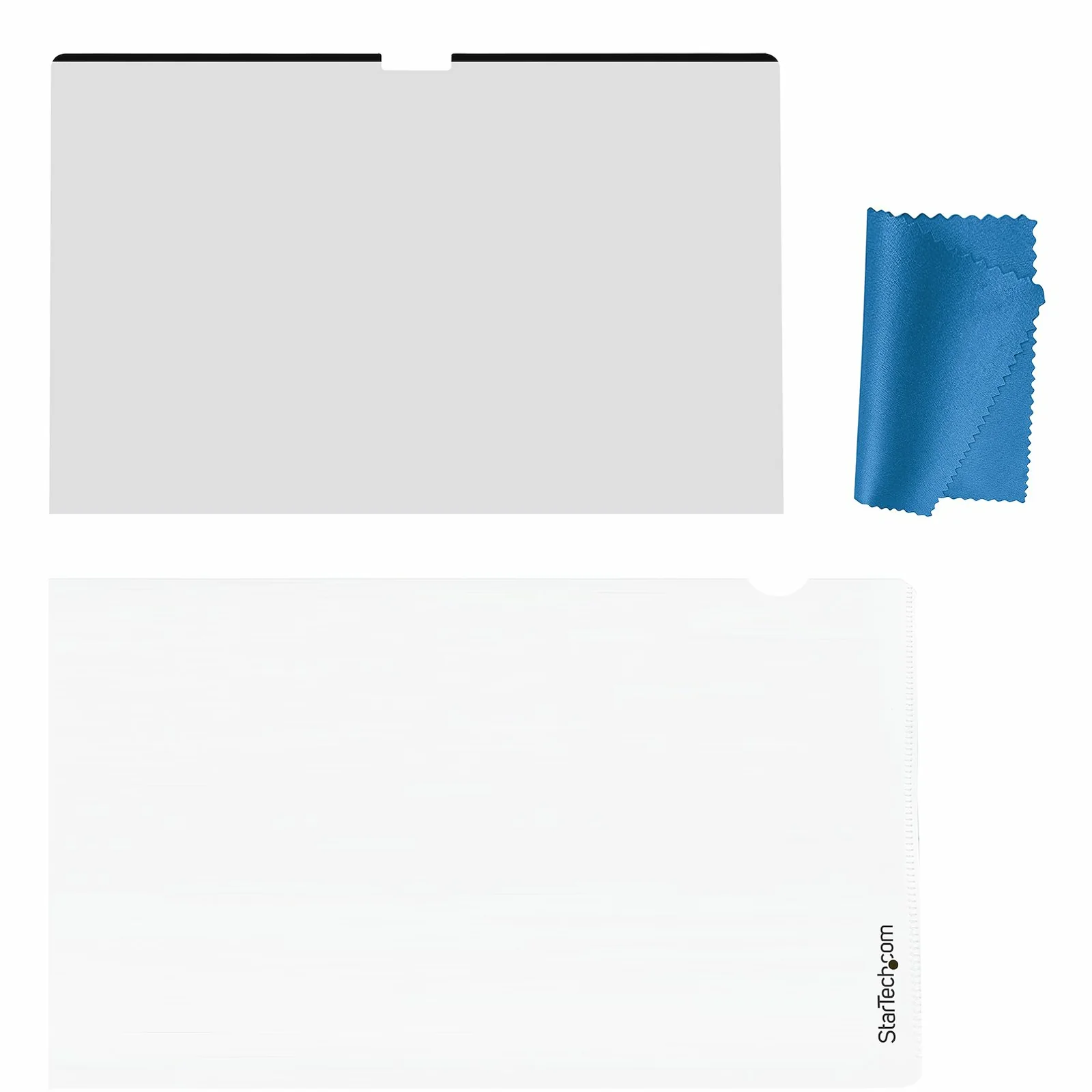 StarTech.com Filtre de Confidentialité pour Écran Tactile 16:10 de 15,6 Pouces, Filtre Antireflet/Anti Lumière Bleue, Protection d'Écran d'Ordinateur Portable, Angle de Vue de +/- 30 Degrés, Rabattable