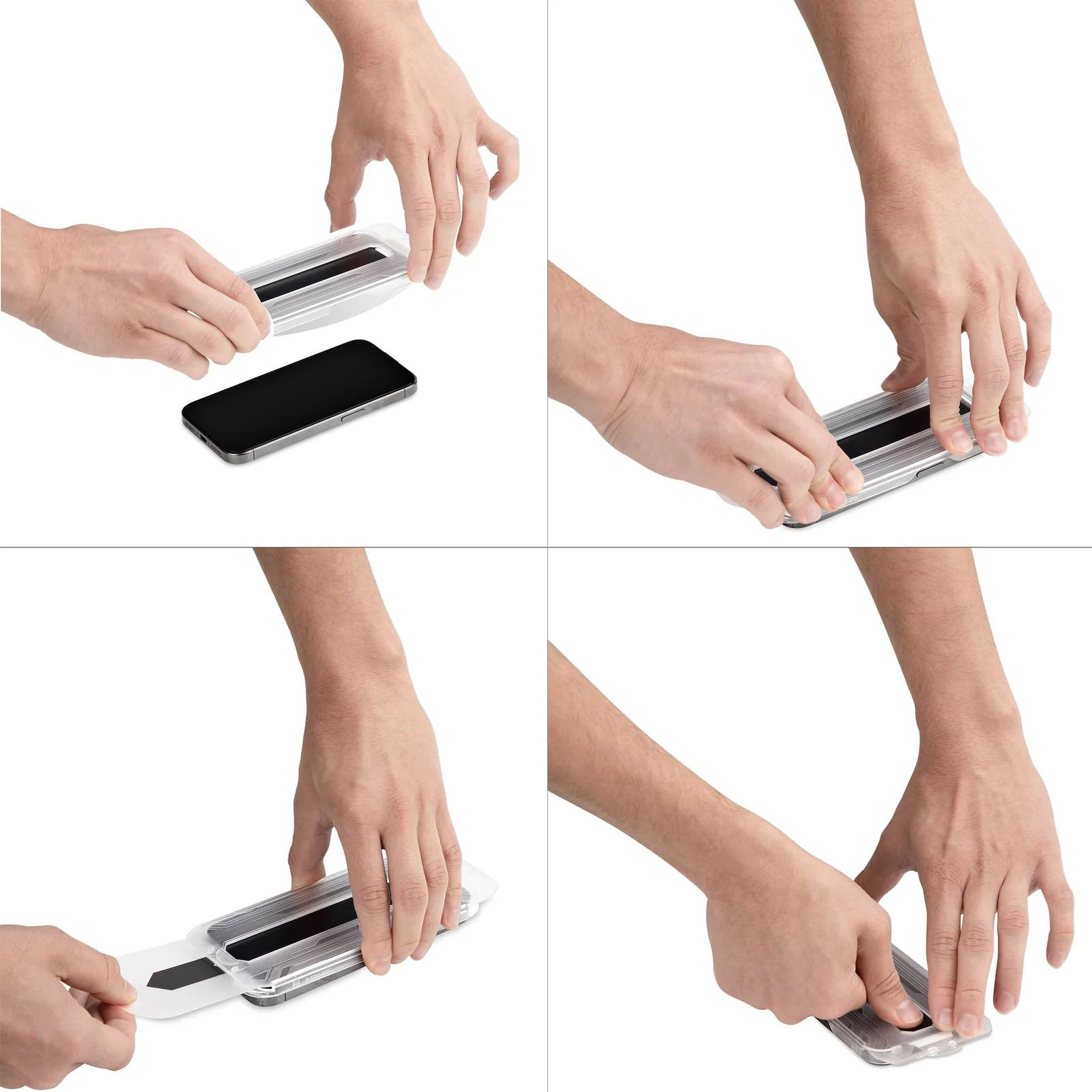 StarTech.com Filtre de Confidentialité pour iPhone 16 Plus à 4 Directions et 360&deg;, Supporte l'Orientation Portrait/Paysage, Tactile, Protection en Verre Trempé, Filtre à 4 Directions, TAA