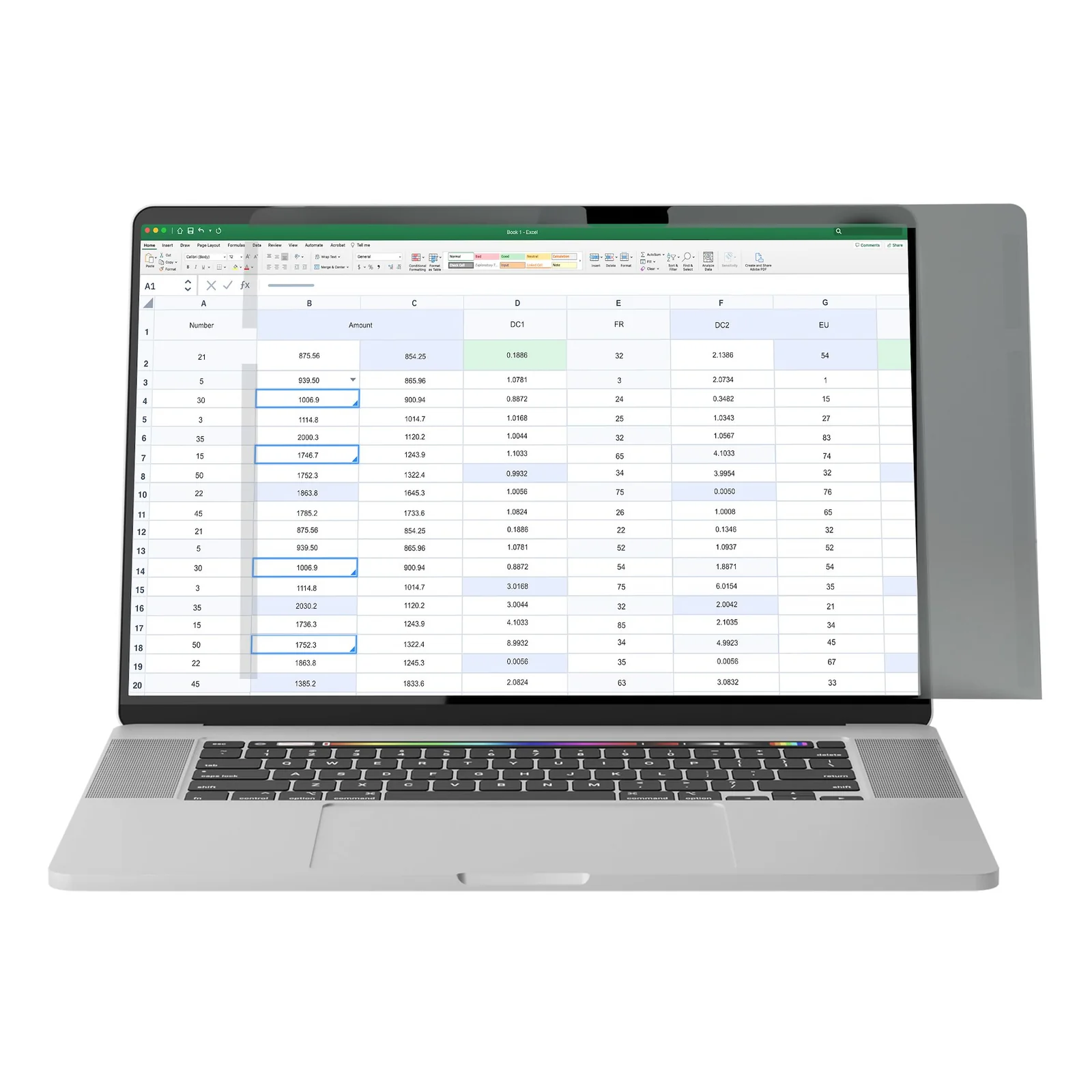 StarTech.com Filtre de Confidentialité Rabattable pour MacBook Pro 14" M1 M2 M3 M4, Protecteur d'Écran contre la Lumière Bleue, Double Face Anti-Reflets Mat ou Brillant, Écran de Confidentialité