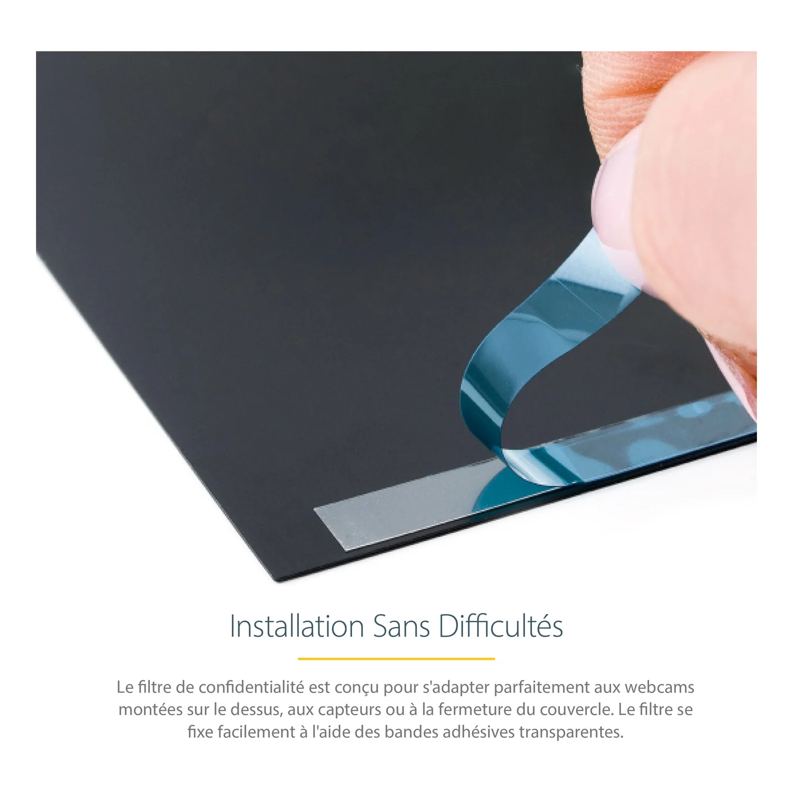 StarTech.com Filtre de Confidentialité Rabattable pour MacBook Pro 14" M1 M2 M3 M4, Protecteur d'Écran contre la Lumière Bleue, Double Face Anti-Reflets Mat ou Brillant, Écran de Confidentialité