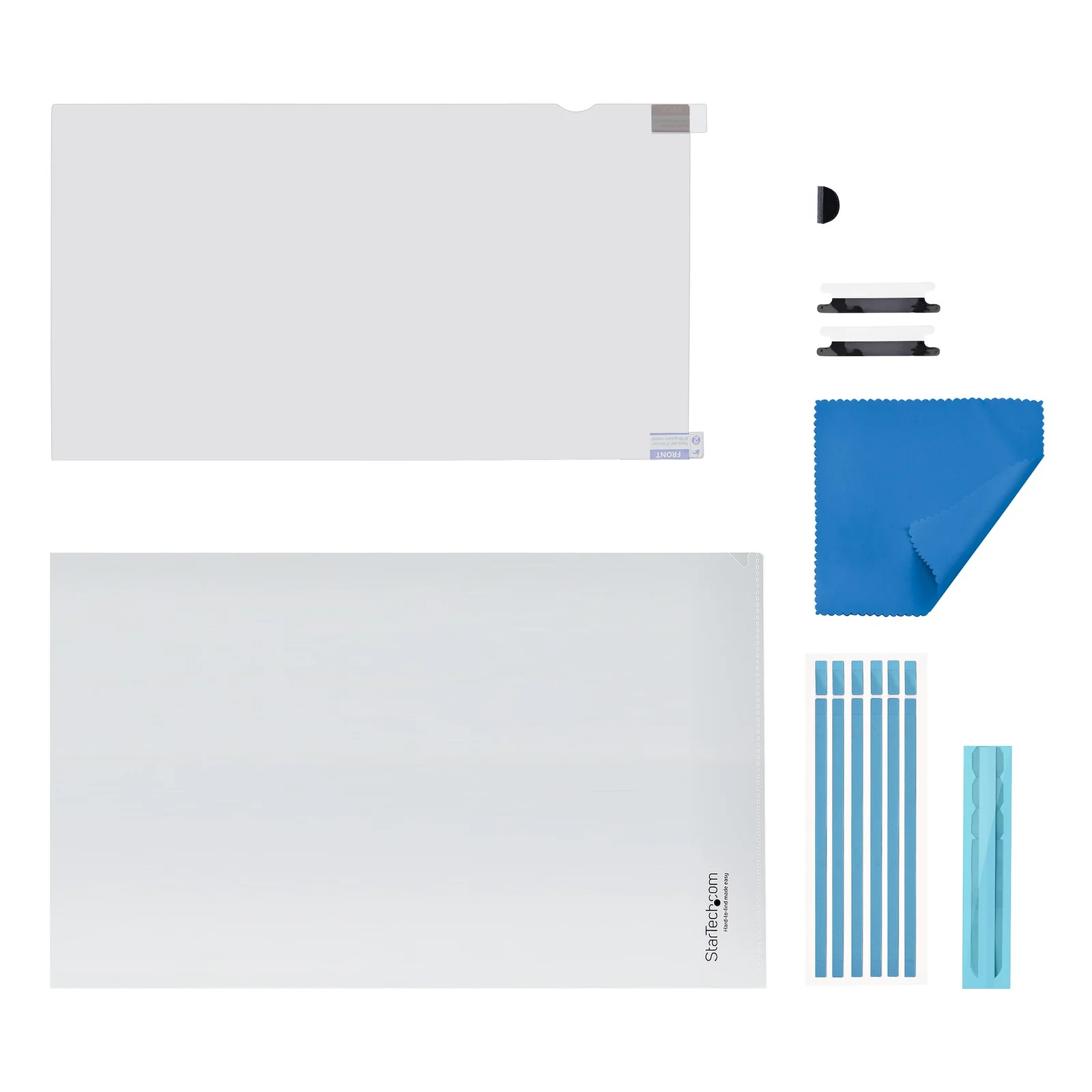 StarTech.com Filtre de Confidentialité Tactile de 16" 16:10, Écran de Confidentialité/Filtre Antireflet, Protecteur d'Écran d'Ordinateur Portable avec Réduction de 51% de la Lumière Bleue, Rabattable