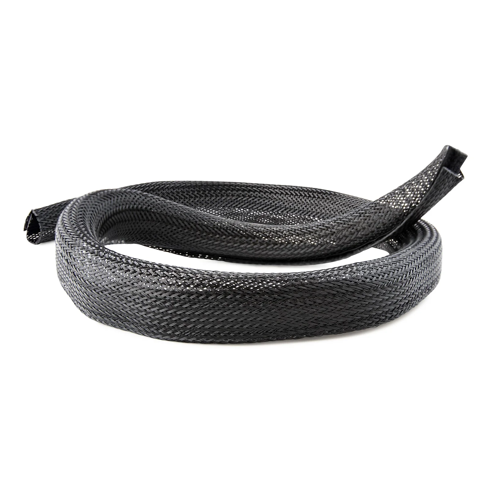 StarTech.com Gaine de Câble Tressée de 3m - Organisateur de Câble Gros Calibre, 3cm de Diamètre - Protège Câble Électrique en Polyester - Gaine Cache Câble Informatique - Manchon de Câble pour PC
