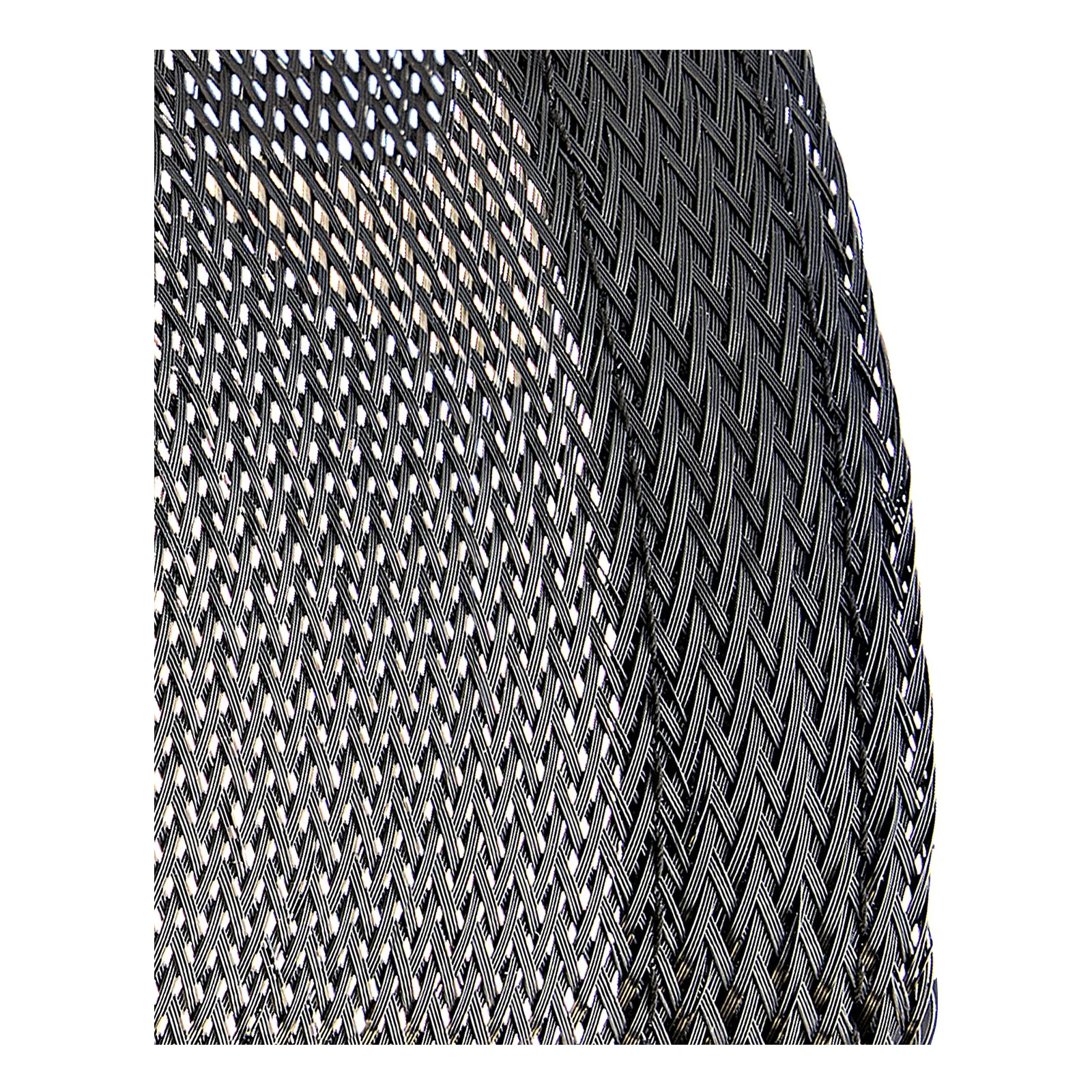 StarTech.com Gaine de Câble Tressée de 3m - Organisateur de Câble Gros Calibre, 3cm de Diamètre - Protège Câble Électrique en Polyester - Gaine Cache Câble Informatique - Manchon de Câble pour PC
