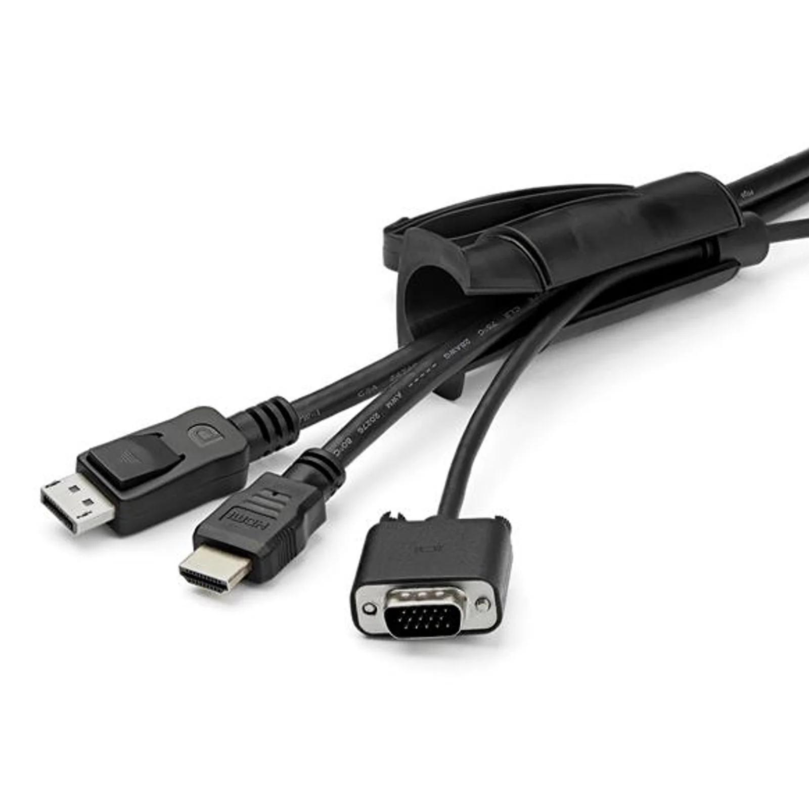 StarTech.com Gaine spirale range-câble Noir - 2,5 m - Diamètre de 45 mm