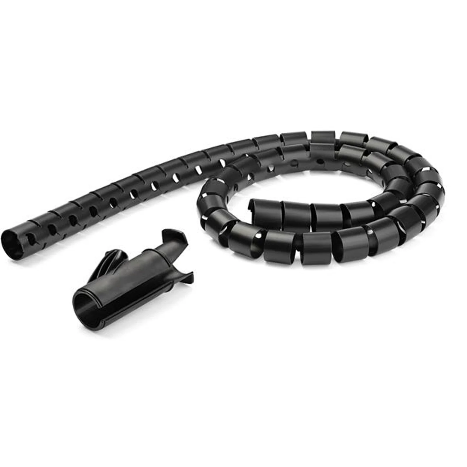 Gaine spirale range-câble Noir - 2,5 m - Diamètre de 45 mm