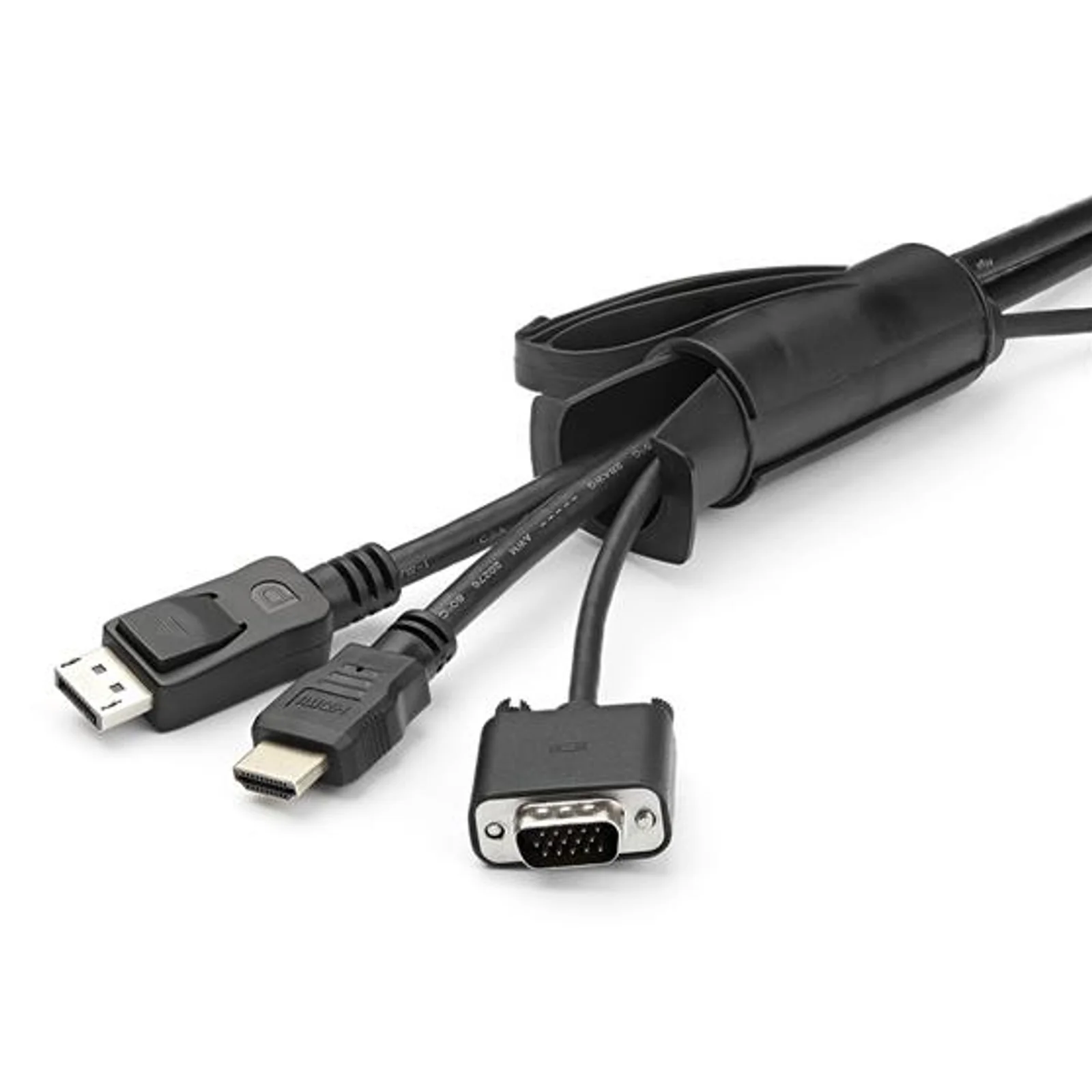 StarTech.com Gaine spirale range-câble Noir - 2,5 m - Diamètre de 45 mm