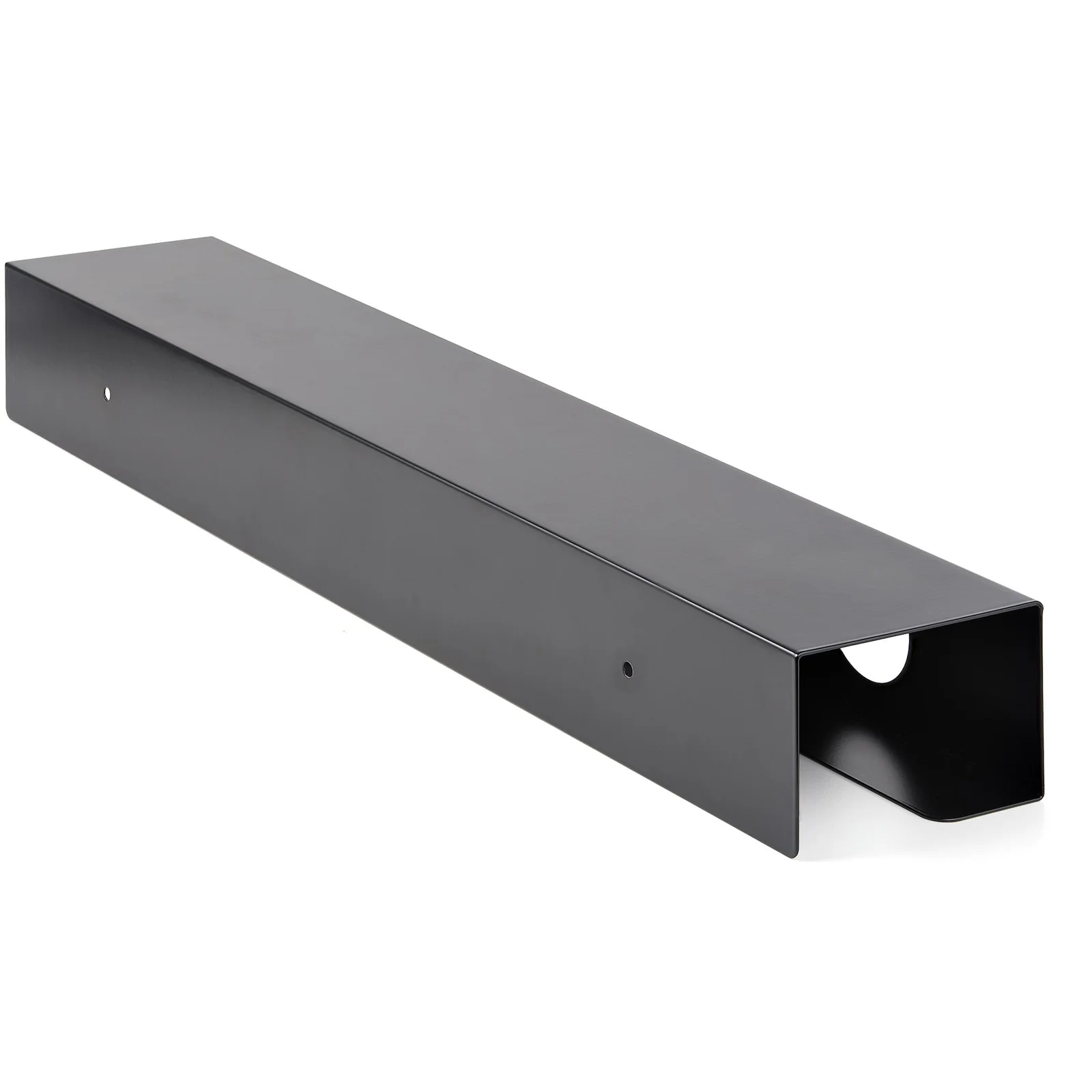 StarTech.com Goulotte Passe Câble Bureau Escamotable - Goulotte Rangement Câbles Bureau/Pupitre - Câbles/Fils/Rallonges - Gestion Câble Escamotable - 60cm x 11cm