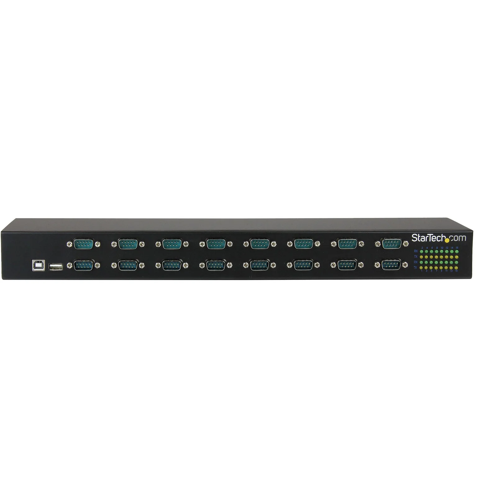 StarTech.com Hub série RS232 à 16 ports - Adaptateur USB vers 16x DB9 RS232 à montage en rack