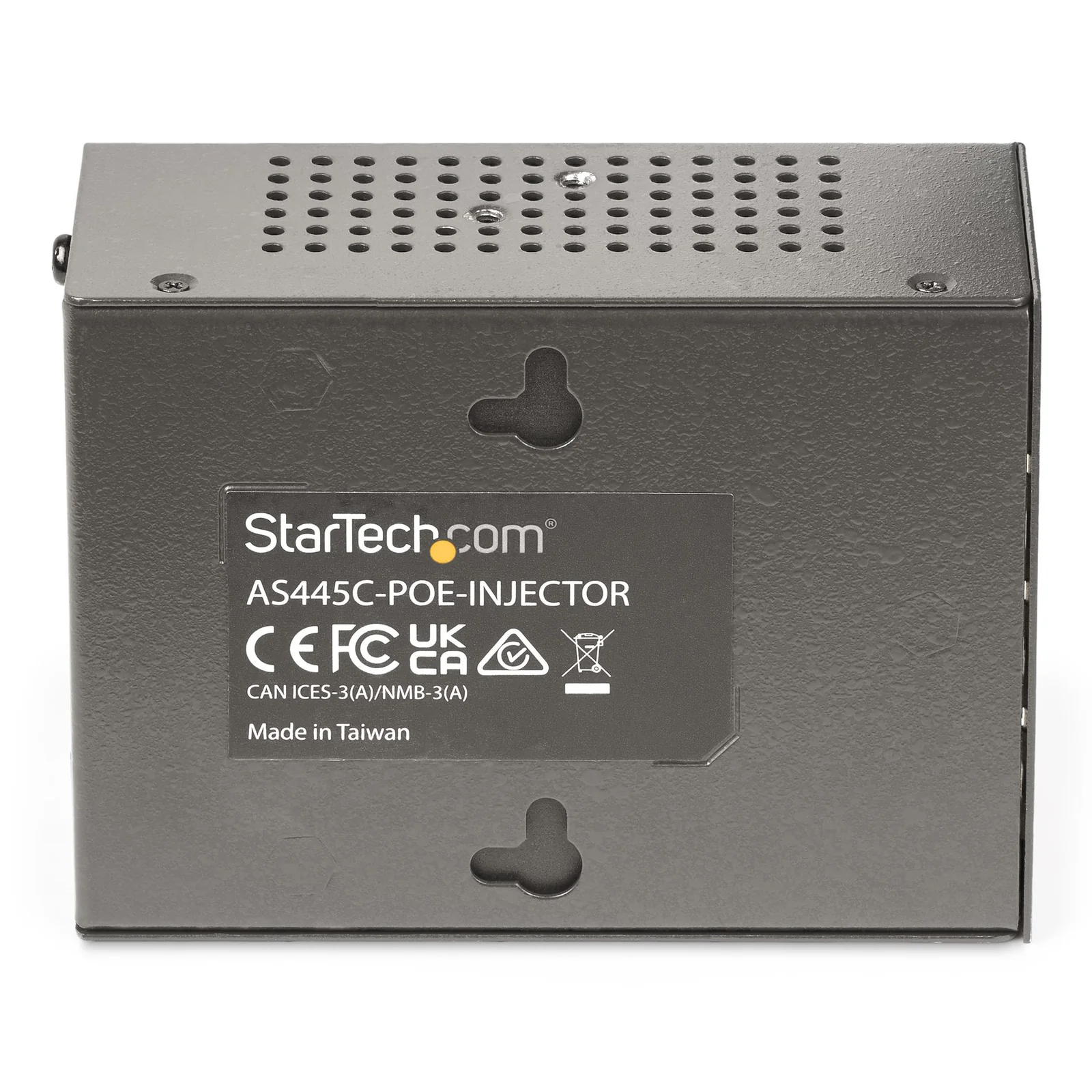 StarTech.com Injecteur PoE++ Multi-Gigabit à 4 Ports, Ethernet 5/2.5/1G (NBASE-T), PoE/PoE+/PoE++ (802.3af/802.3at/802.3bt), Puissance Absorbée 160Watts, Montage Mural/Rail DIN, Non Géré