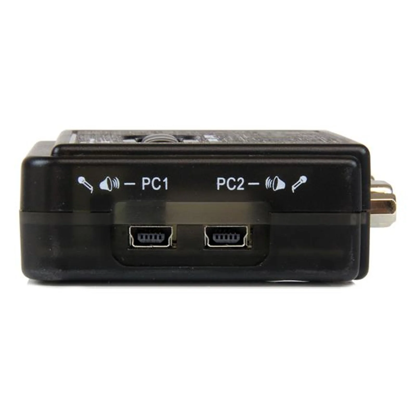 StarTech.com Kit commutateur KVM USB VGA à 2 ports avec audio et câbles - Switch KVM - Noir