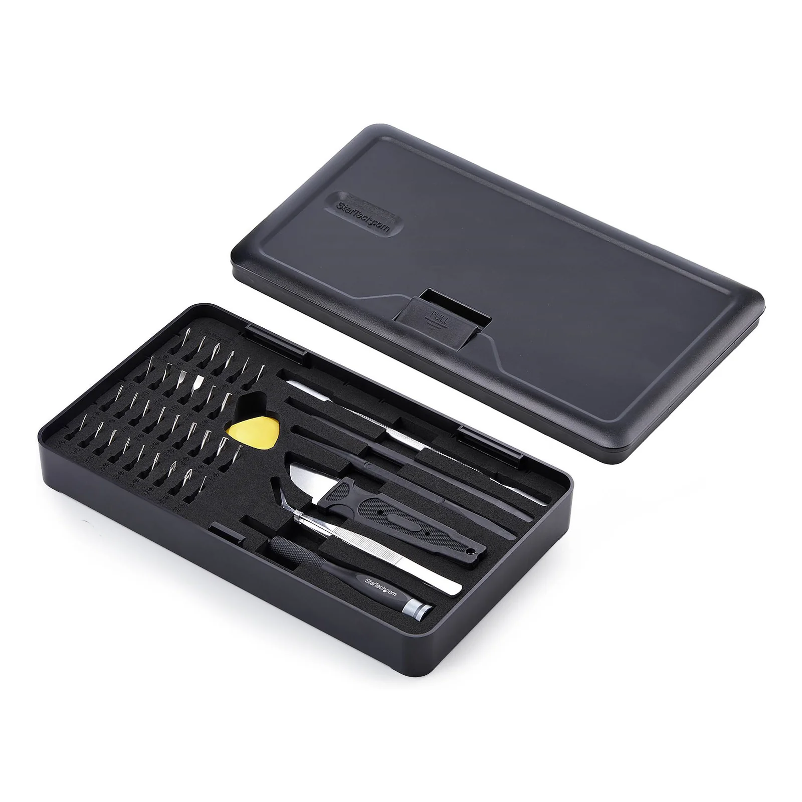 Kit de Réparation Informatique 40 pièces pour Ordinateur Portable/PC/Téléphone, Jeu de Tournevis de Précision 30-Bit, Couvercle Amovible avec Tampon Magnétique, Outils de Préhension