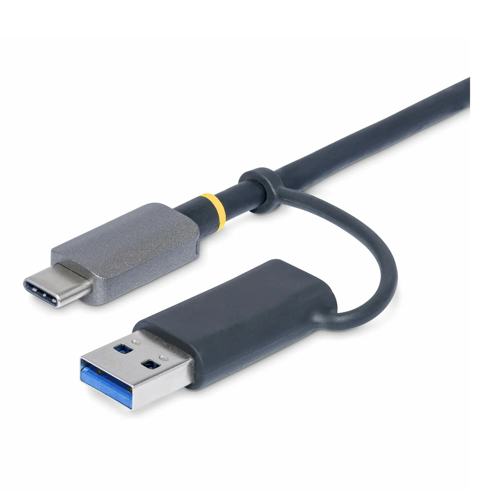 StarTech.com Lecteur de Cartes Mémoire Multi-Média, Lecteur de Cartes SD/microSD/CompactFlash, Adaptateur de Cartes Portables USB 5Gbps, Lecteur de Cartes USB-C avec Adaptateur USB-A - Compatible avec tous les OS