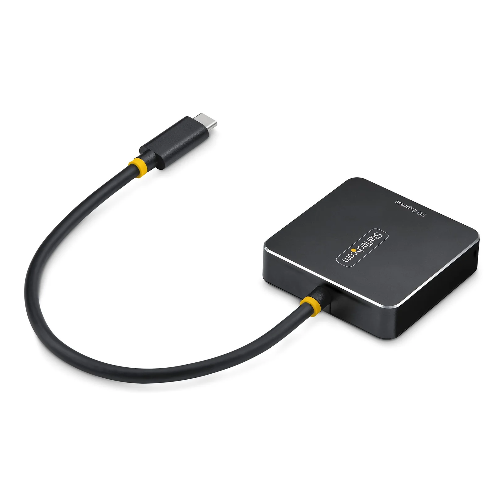 StarTech.com Lecteur de Cartes SD Express USB-C, USB 10Gbps, Lecteur de Cartes Mémoire Portable, Adaptateur USB Type-C vers Secure Digital 7.1, Fonctionne avec tous les Systèmes d'Exploitation