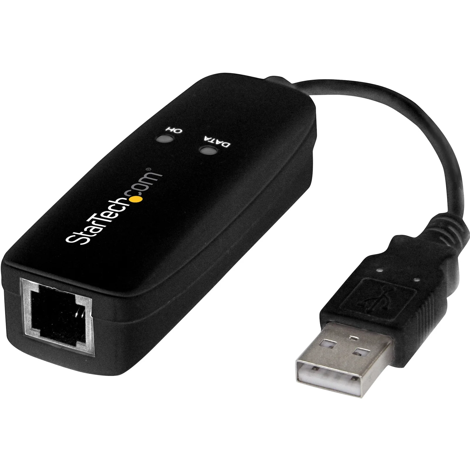 Modem Fax USB 2.0 - Modem Externe Matériel 56K Dial Up V.92 /Dongle/Adaptateur - Modem Fax pour PC Portable - Prise Téléphonique USB - Modem Données USB - Fax Réseau/CMR/POS