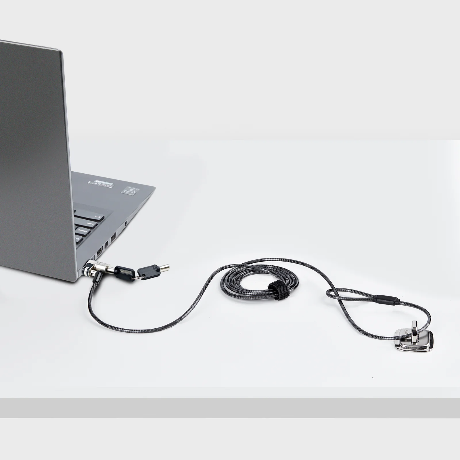 StarTech.com NANOK-LAPTOP-LOCK câble antivol Noir, Argent 2 m
