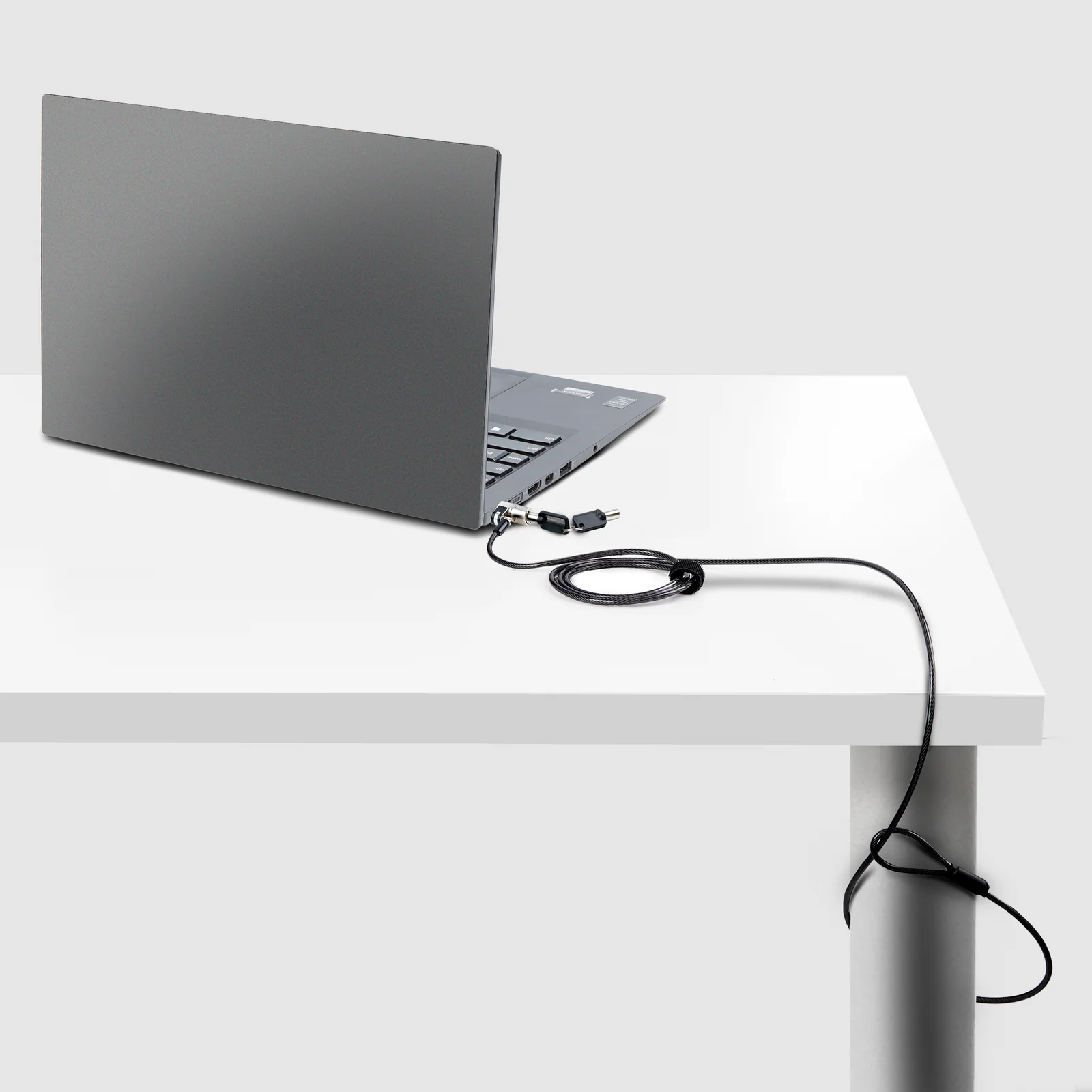 StarTech.com NANOK-LAPTOP-LOCK câble antivol Noir, Argent 2 m