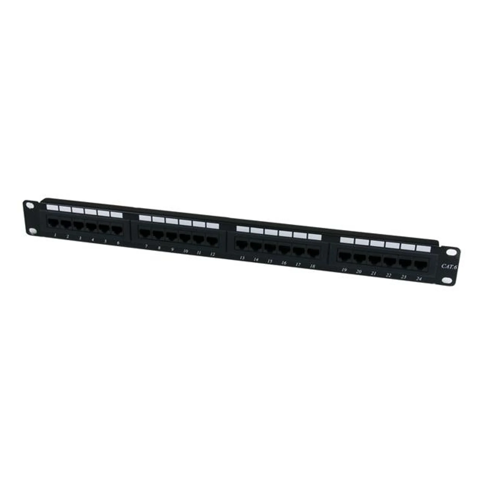 Panneau de brassage Cat6 24 ports type 110 1U