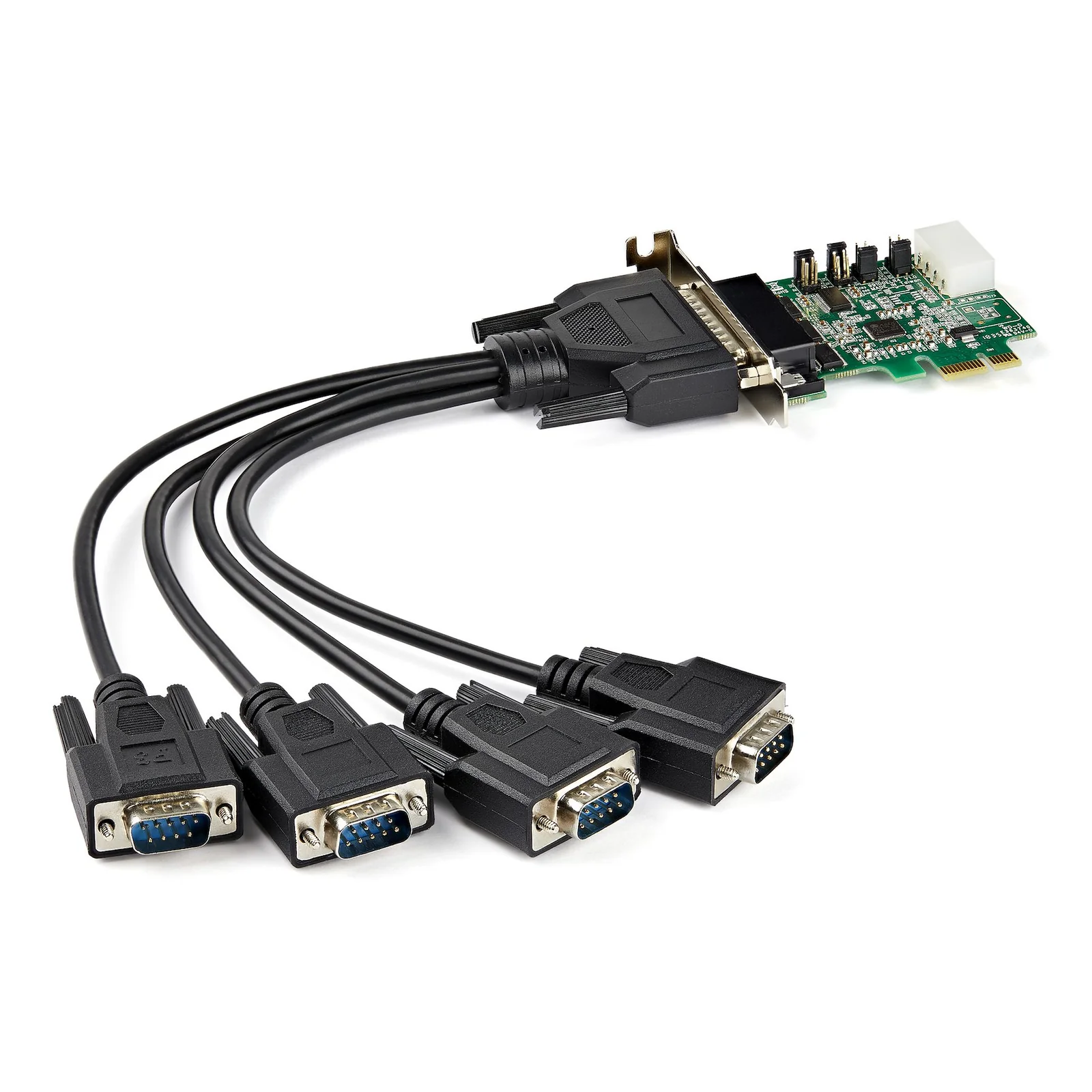 PEX4S953LP carte série PCIe 4 ports RS232 bas profil
