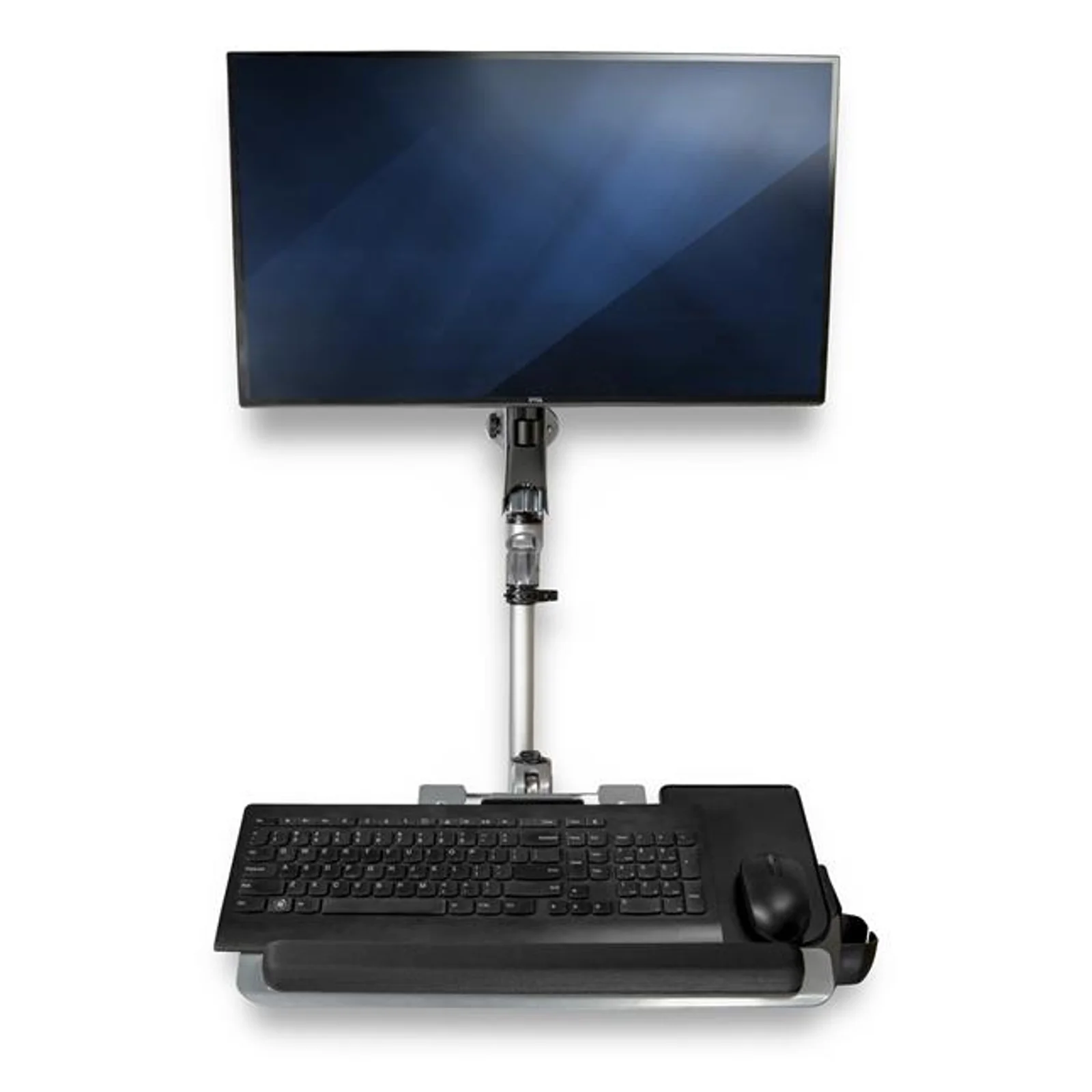 StarTech.com Poste de travail ergonomique réglable en hauteur à montage mural - 1 écran