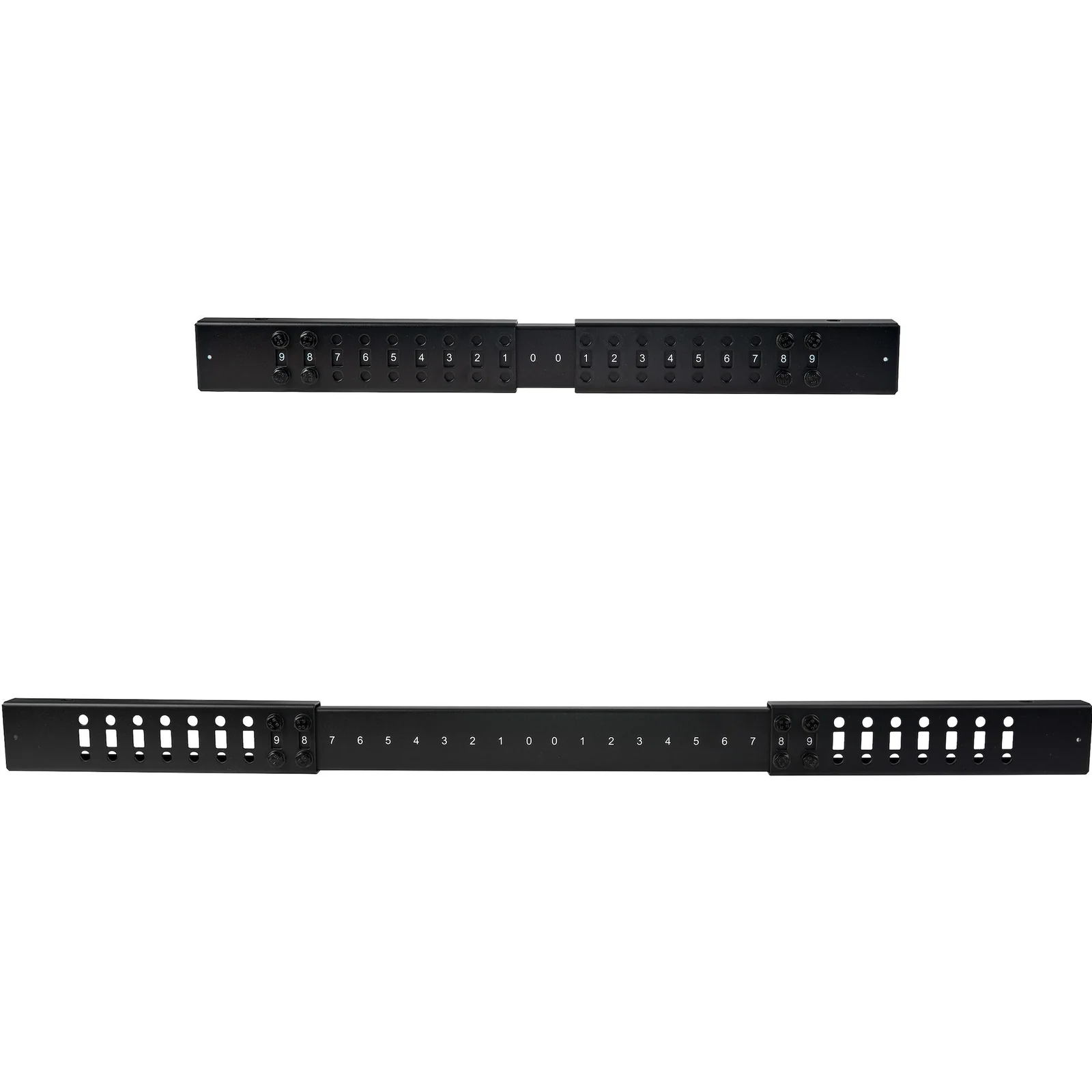 StarTech.com Rack Serveur Mobile 25U 4 Poteaux, Rack Réseau 19" 4 Poteaux avec Roulettes, Rack Roulant avec Profondeur Ajustable pour PC/AV/Données/Informatique - Roulettes, Pieds de nivellement ou Fixation au Sol