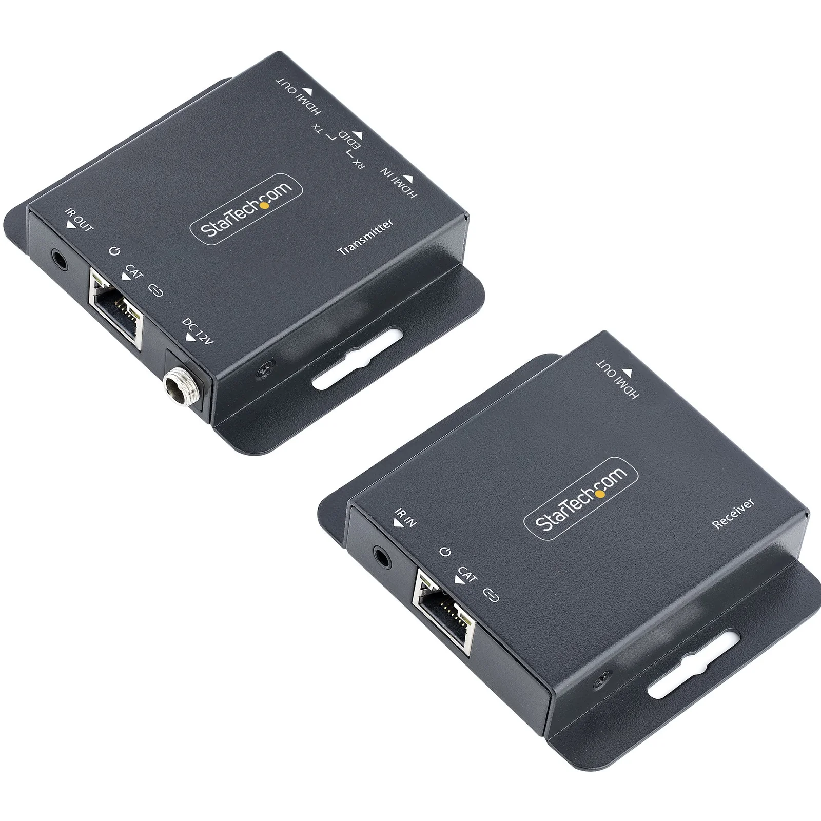 StarTech.com Rallonge HDMI Cat6/Cat5 - Extendeur HDMI/Vidéo 4K30Hz/39m ou 1080p/70m - Prolongateur HDMI sur Ethernet/RJ45 - Extender HDMI avec Kit Émetteur Récepteur - Extension IR - Vidéo Locale