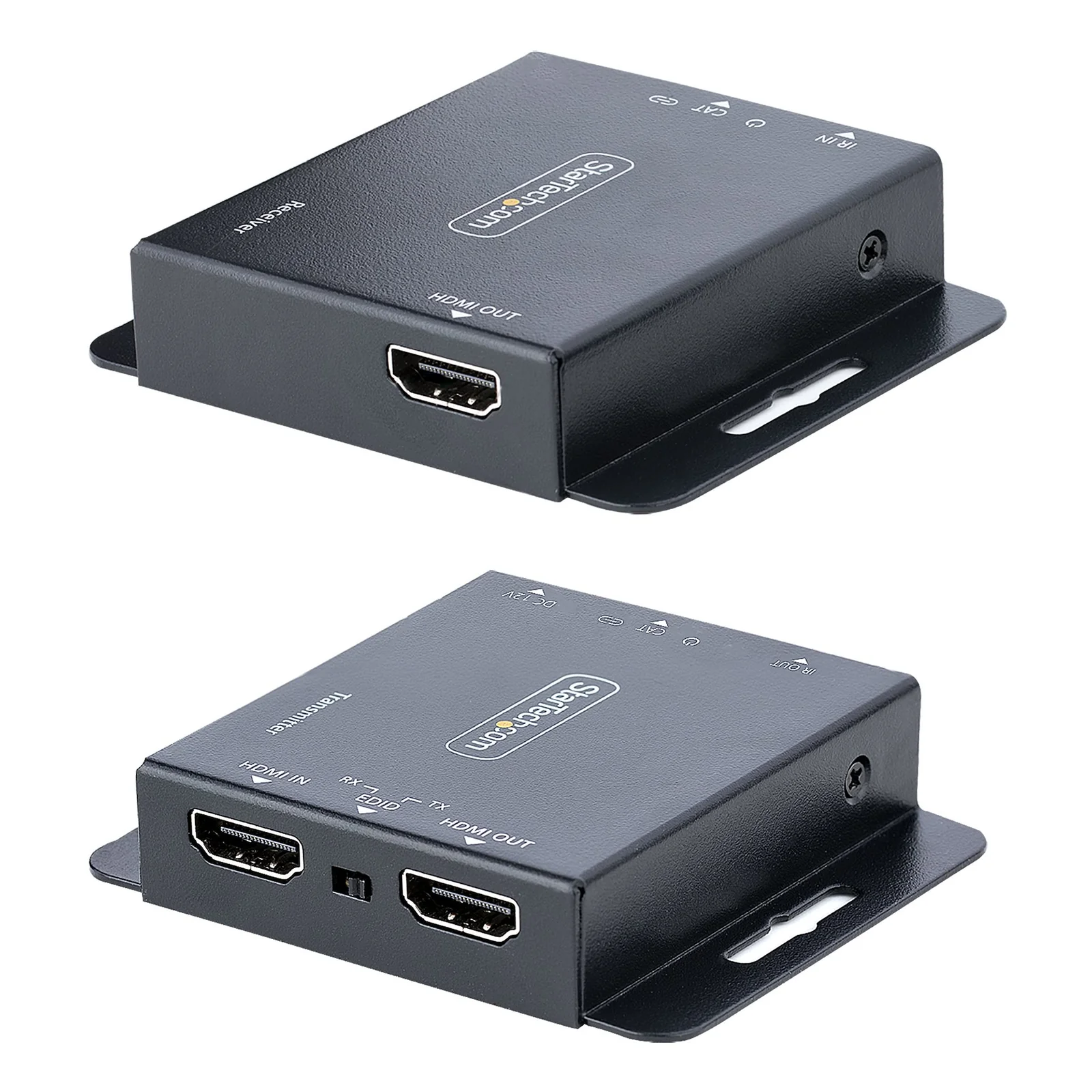 Rallonge HDMI Cat6/Cat5 - Extendeur HDMI/Vidéo 4K30Hz/39m ou 1080p/70m - Prolongateur HDMI sur Ethernet/RJ45 - Extender HDMI avec Kit Émetteur Récepteur - Extension IR - Vidéo Locale