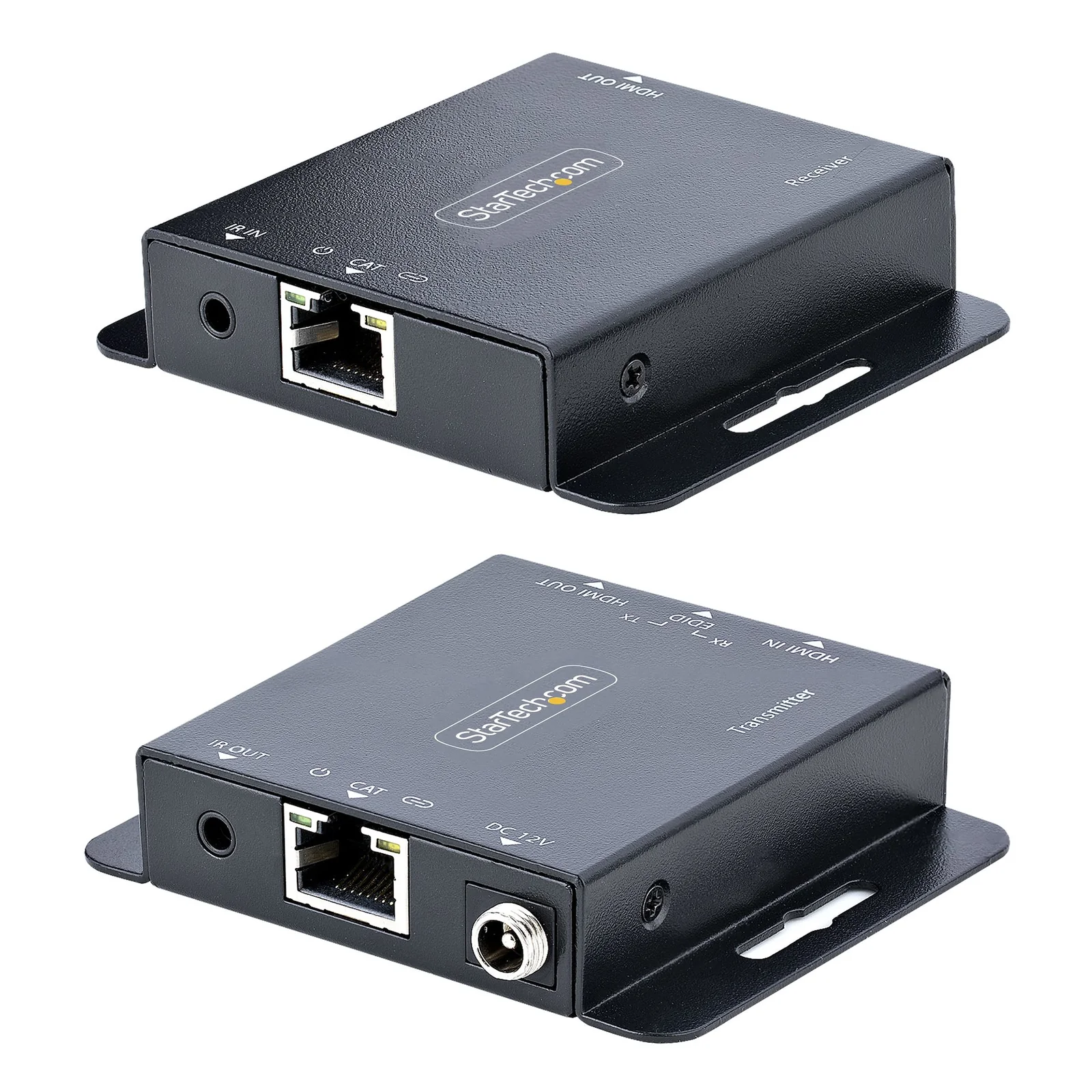StarTech.com Rallonge HDMI Cat6/Cat5 - Extendeur HDMI/Vidéo 4K30Hz/39m ou 1080p/70m - Prolongateur HDMI sur Ethernet/RJ45 - Extender HDMI avec Kit Émetteur Récepteur - Extension IR - Vidéo Locale