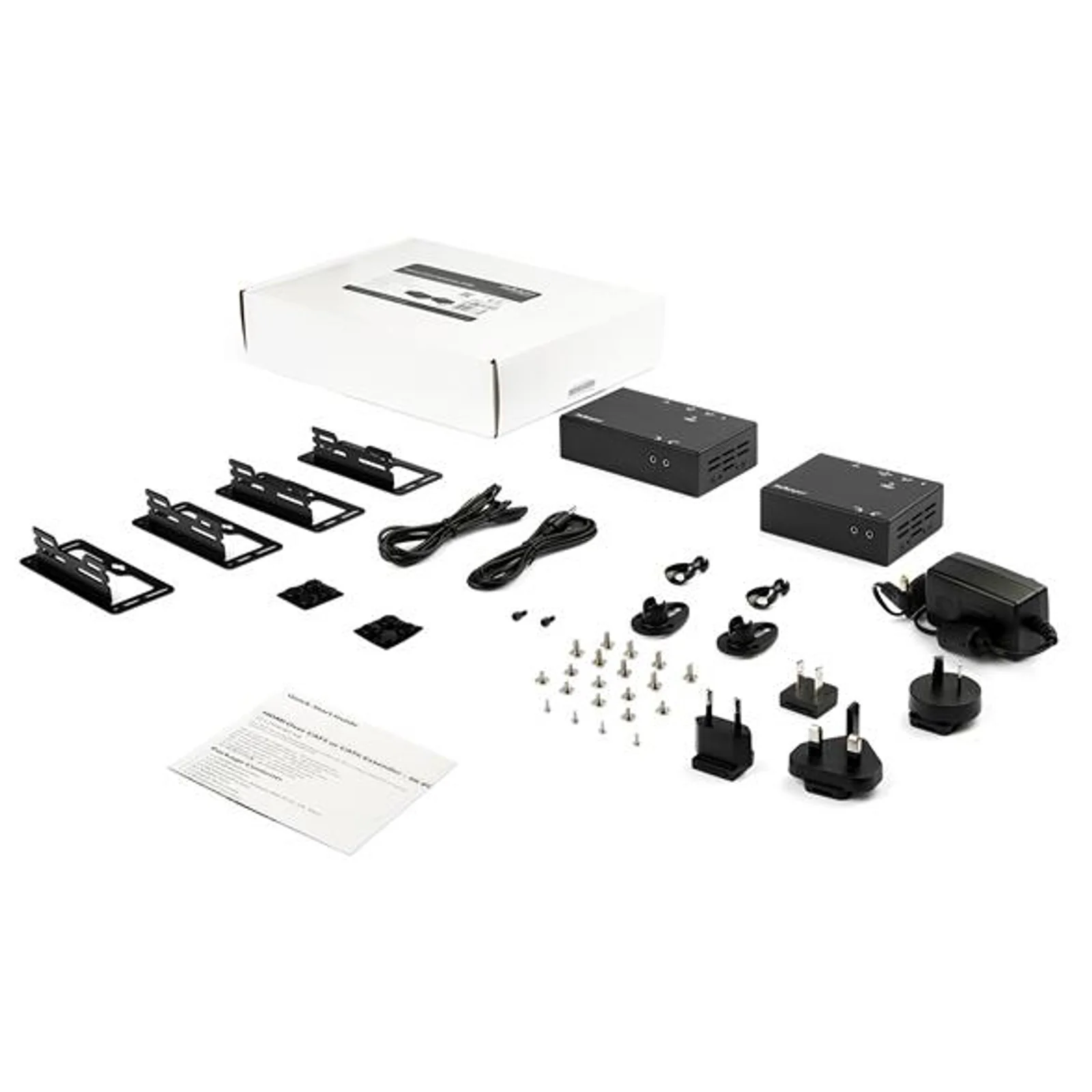 StarTech.com Rallonge HDMI sur CAT5e / CAT6 - Câble d'Alimentation - 4K 60Hz jusqu'à 70m - 1080p 60Hz jusqu'à 100m