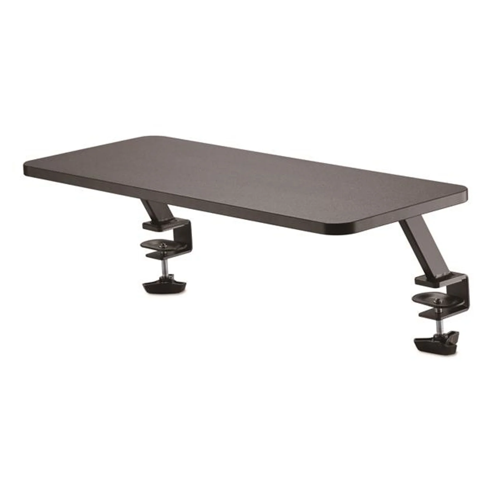 Rehausseur écran bureau à pince, surface extra large 65 cm