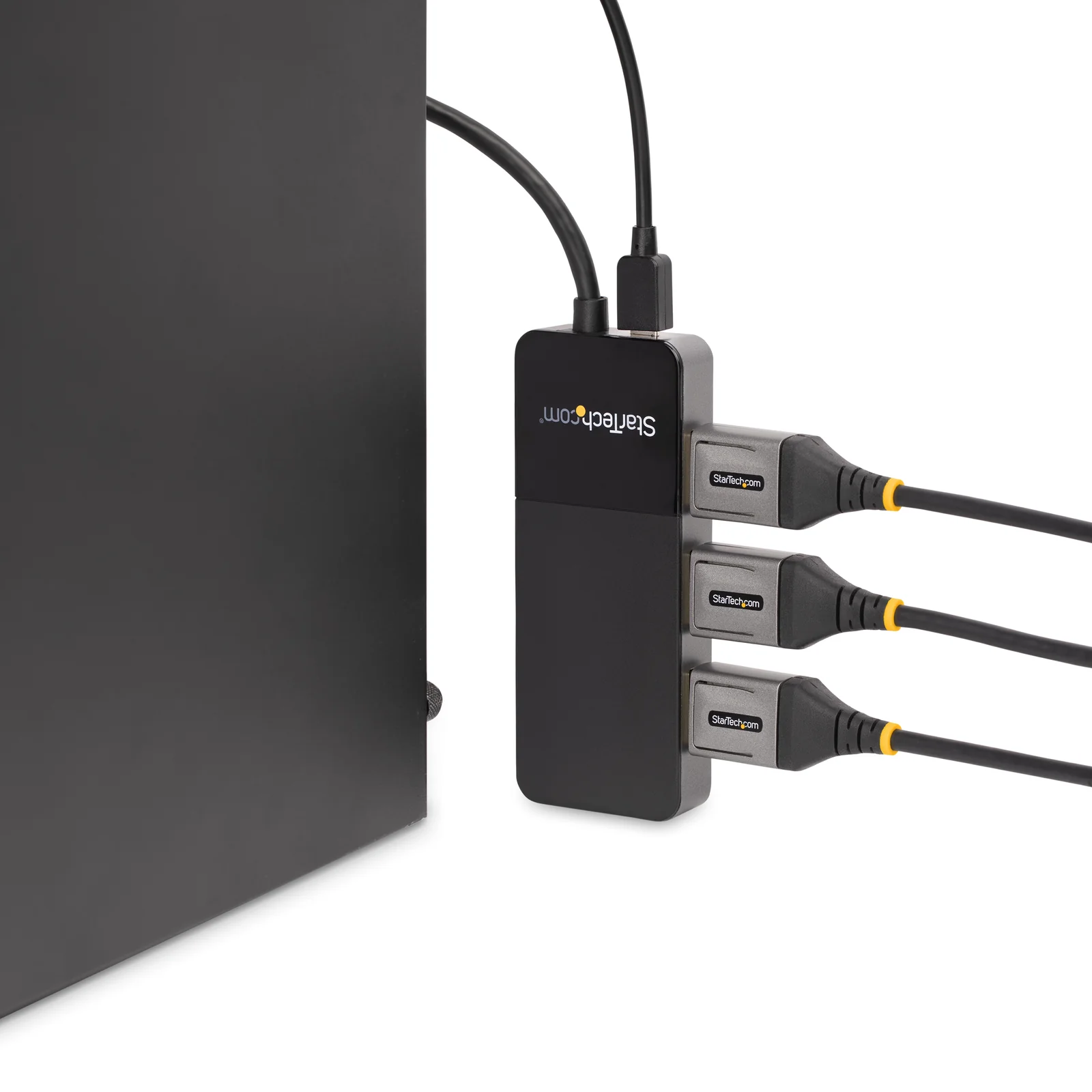 StarTech.com Répartiteur DisplayPort 1.4 à 3 ports, Adaptateur Multi-Moniteur DisplayPort vers 3x DP, Hub MST Triple pour Ordinateur 4K, Alimentation par Bus USB - Windows Uniquement