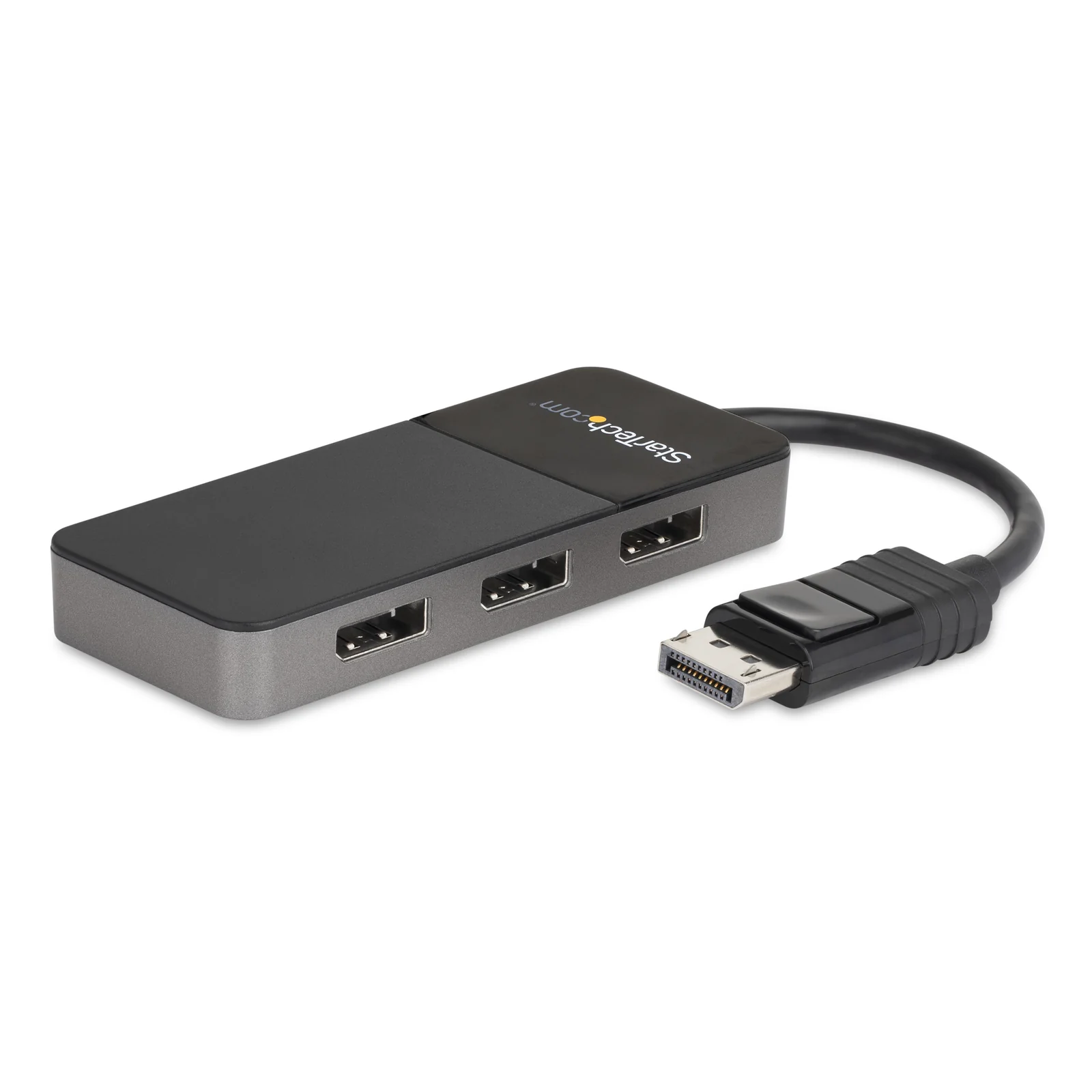 Répartiteur DisplayPort 1.4 à 3 ports, Adaptateur Multi-Moniteur DisplayPort vers 3x DP, Hub MST Triple pour Ordinateur 4K, Alimentation par Bus USB - Windows Uniquement