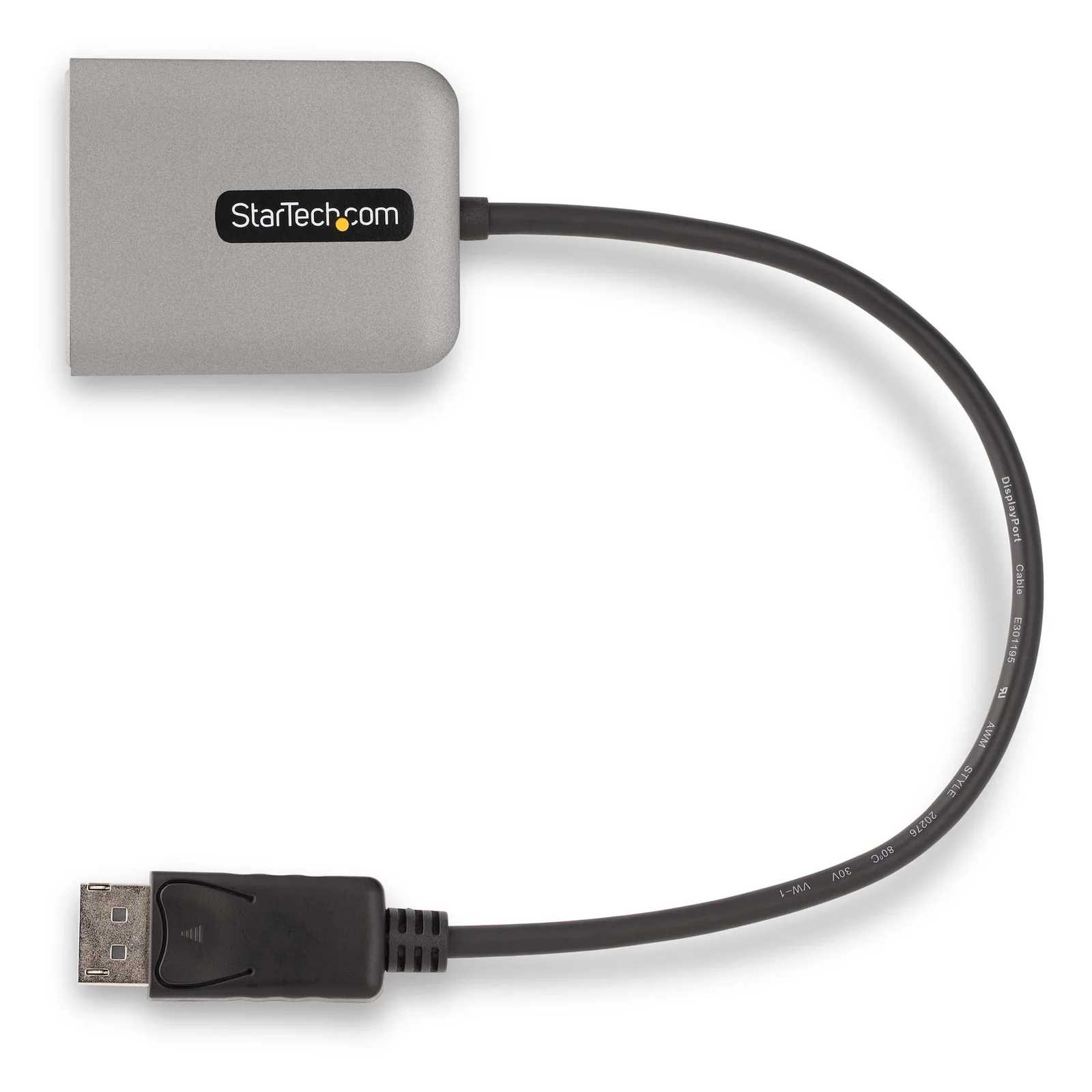 StarTech.com Répartiteur DisplayPort 1.4 pour Deux Moniteurs, Adaptateur DisplayPort vers 2x DP pour Plusieurs Moniteurs, Hub MST pour Ordinateur 5K 60Hz, Câble Extra-Long Intégré - Windows Uniquement