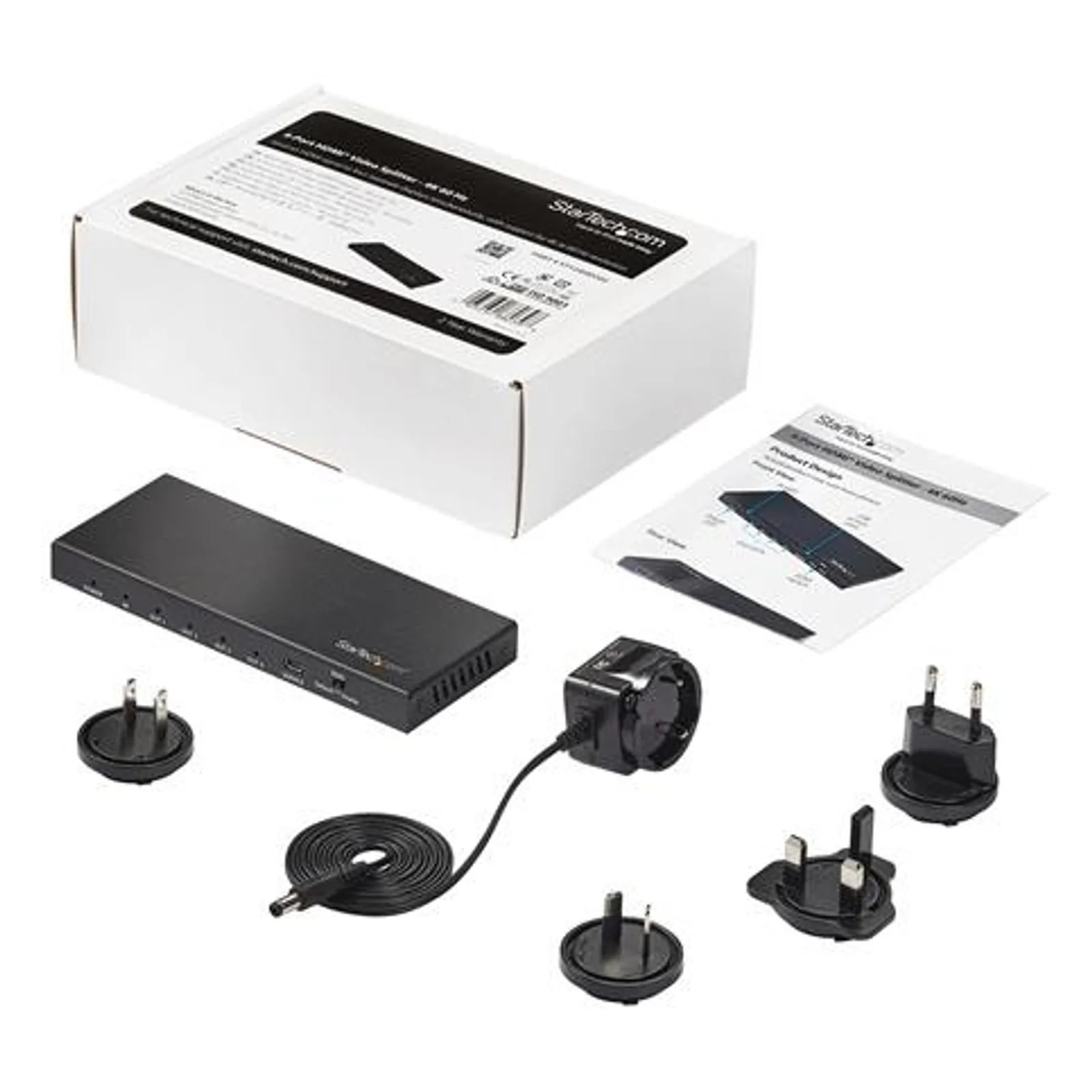 StarTech.com Répartiteur HDMI 1 entrée 4 sorties - HDMI 4K 60 Hz - HDR