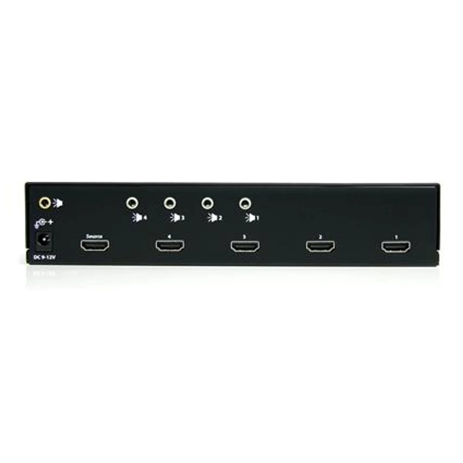 StarTech.com Répartiteur vidéo et amplificateur de signal HDMI haute vitesse à 4 ports avec audio
