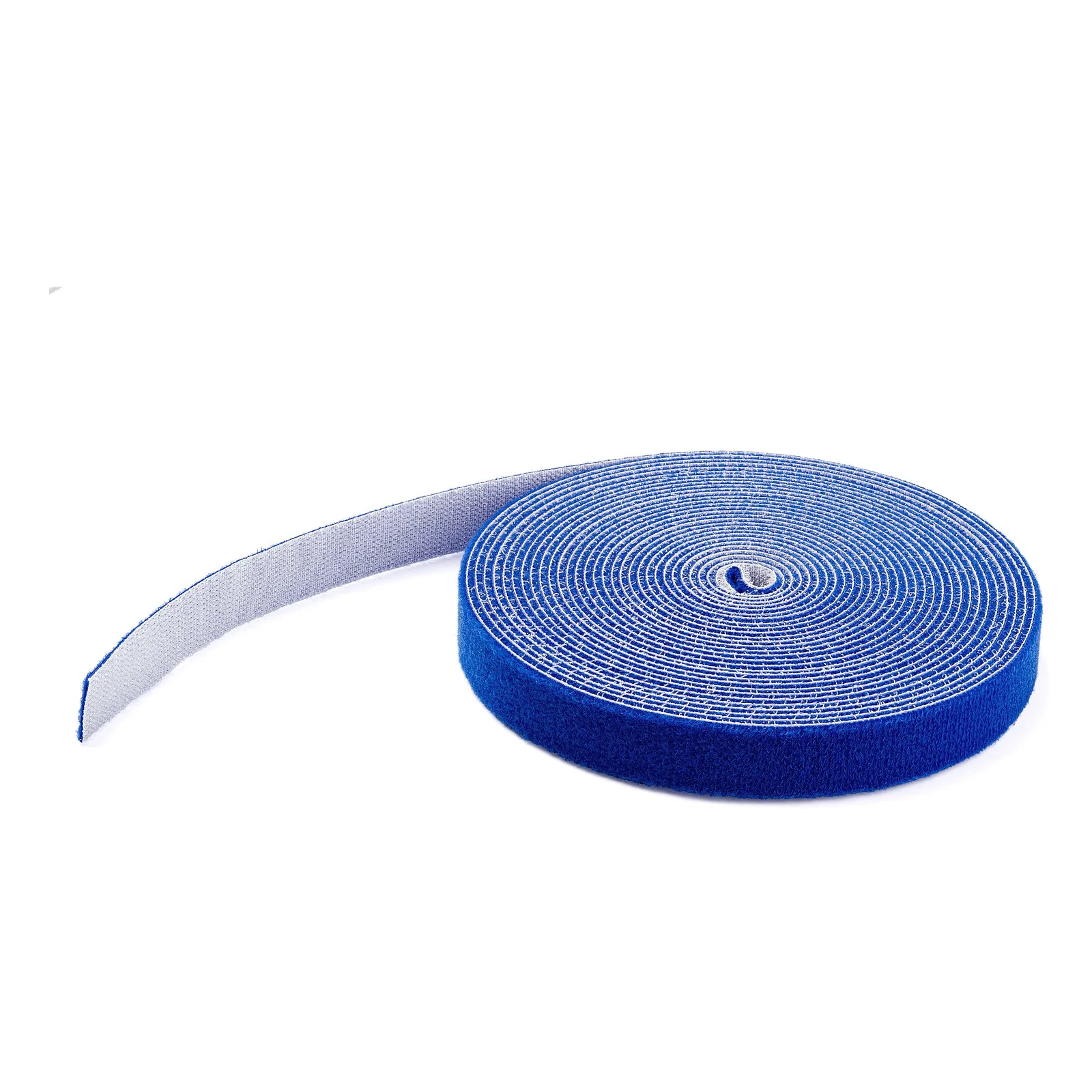 Ruban Auto Agrippant - Rouleau de 15,2 m pour Gestion de Câbles - Ruban Auto-Agrippant - Attaches Câble Ajustables - Sangles de Gestion de Câbles Auto-agrippantes et Réutilisables - Bleu