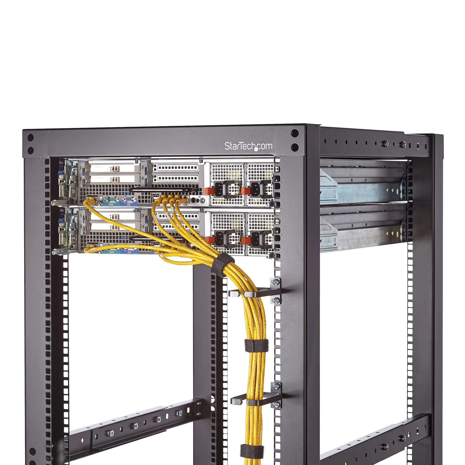 StarTech.com Ruban Auto Agrippant - Rouleau de 30,5 m pour Gestion de Câbles - Ruban Auto-Agrippant - Attaches Câble Ajustables - Sangles de Gestion de Câbles Auto-agrippantes et Réutilisables - Noir