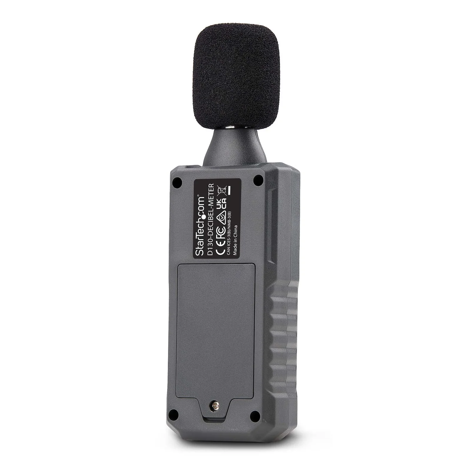 StarTech.com Sonomètre Numérique Portable avec Grand Écran LCD, Lecteur de Niveau de Bruit/Décibel pour Salle de Serveur/Bureau, Moniteur Audio, Gamme 30-130dBA, Lectures Min/Max précises