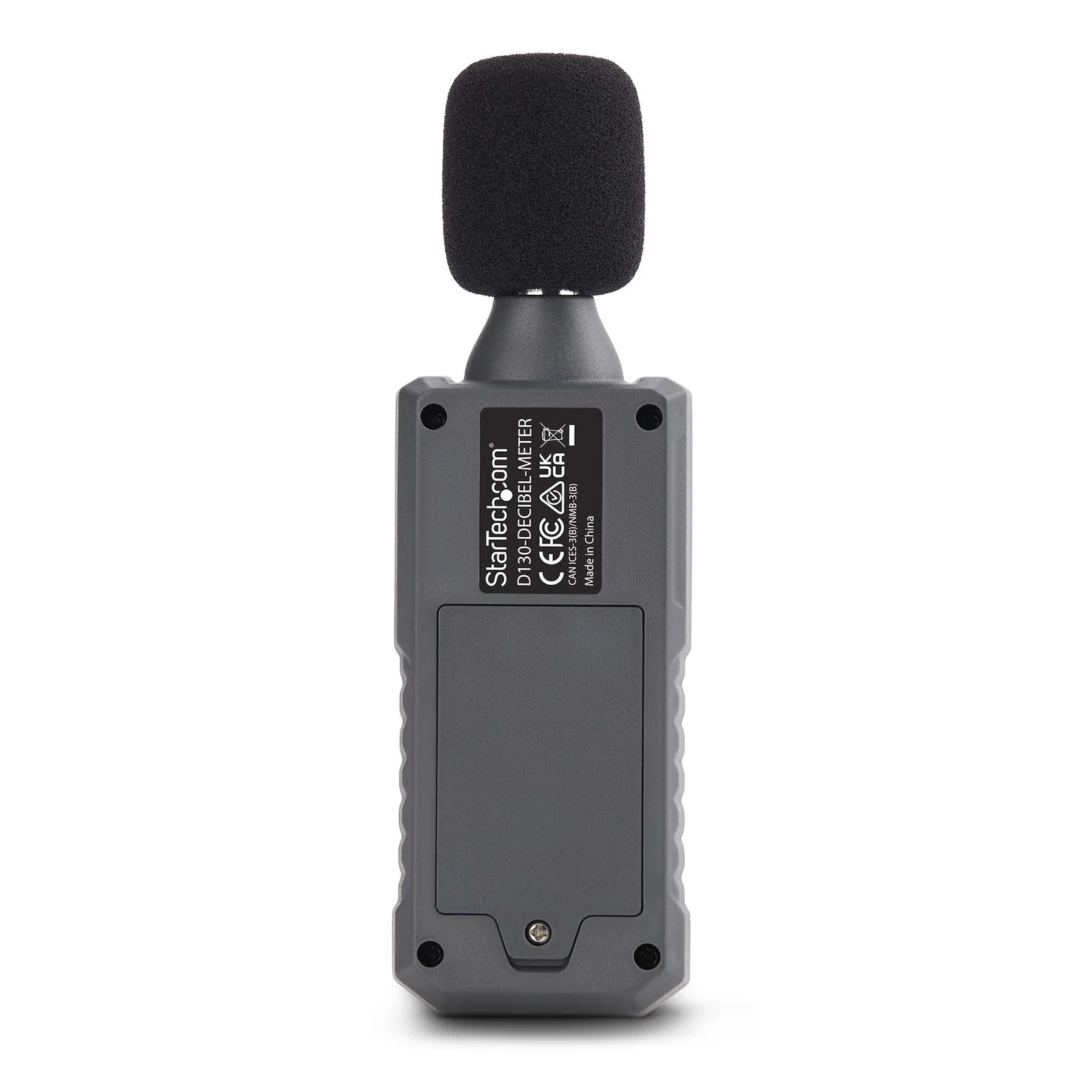 StarTech.com Sonomètre Numérique Portable avec Grand Écran LCD, Lecteur de Niveau de Bruit/Décibel pour Salle de Serveur/Bureau, Moniteur Audio, Gamme 30-130dBA, Lectures Min/Max précises