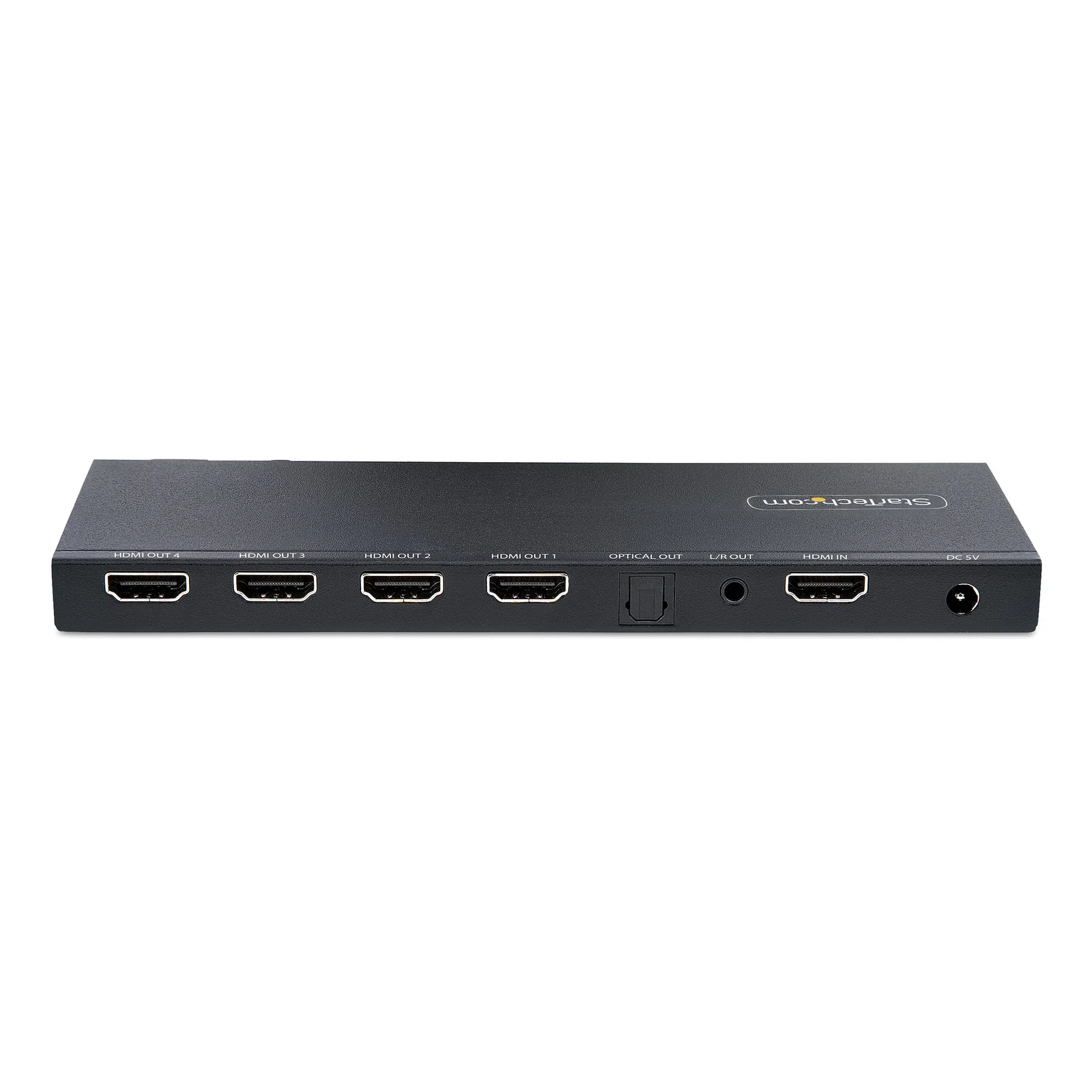 StarTech.com Splitter HDMI 4 Ports - Répartiteur HDMI 4K 60Hz avec Scaler Intégré - Répartiteur HDMI 1 Entrée 4 Sorties - Splitter HDMI 1080p PC - Port Optique 3.5mm