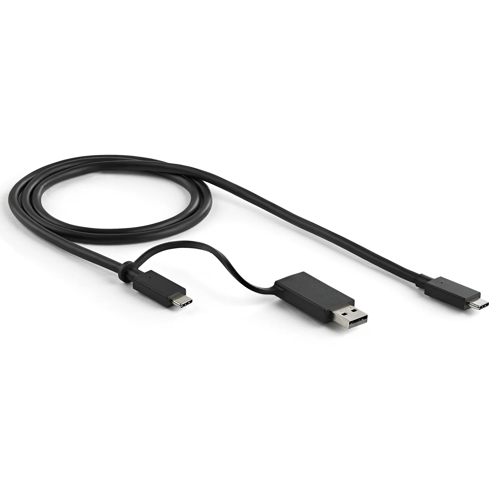 StarTech.com Station d'Accueil Universelle pour Ordinateur Portable, Station d'Accueil Hybride USB-C & USB-A, Dual 4K DP & HDMI, 100W PD, Mac / Windows / Chrome OS, 4x USB 5Gbps Hub, GbE