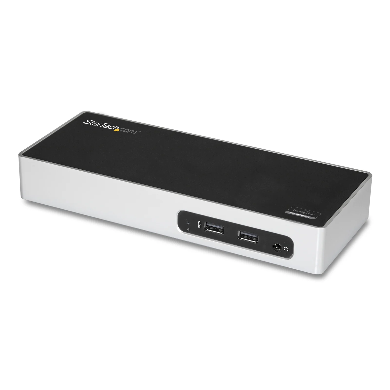 Station d'Accueil USB 3.0 à Double Écran - Dock Universel Type-A pour PC/Ordinateur Portable avec HDMI et DVI/VGA - Hub USB 3.1 Gen 1 5Gbps à 6 Ports, Gbe, Audio - Windows & Mac