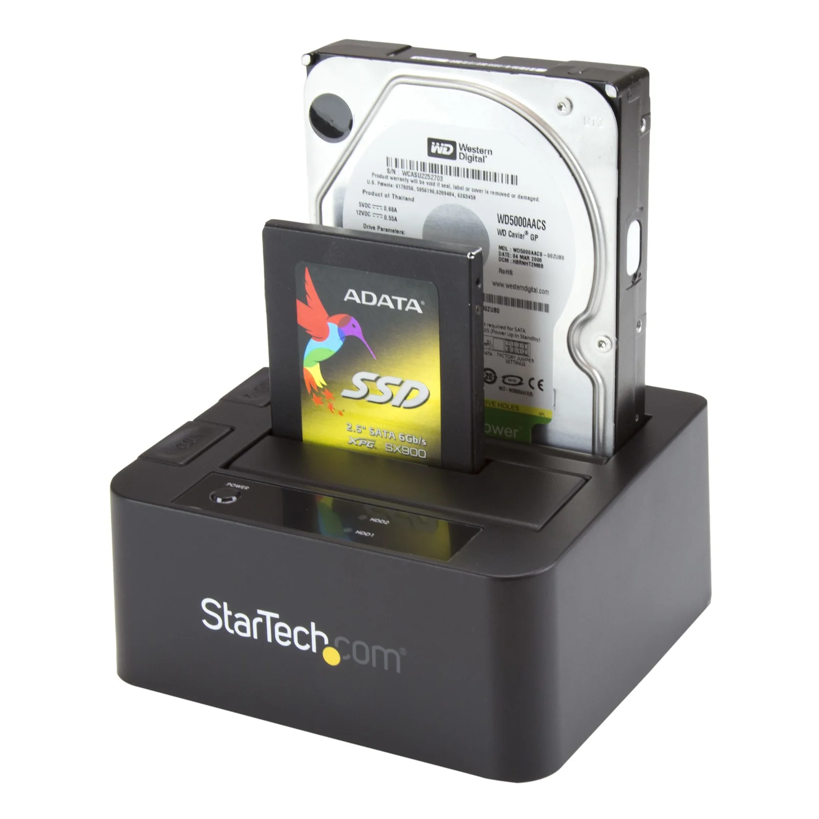 StarTech.com Station d'accueil USB 3.0 / eSATA pour 2 disques durs SATA III de 2,5 / 3,5 - Dock HDD / SSD avec UASP