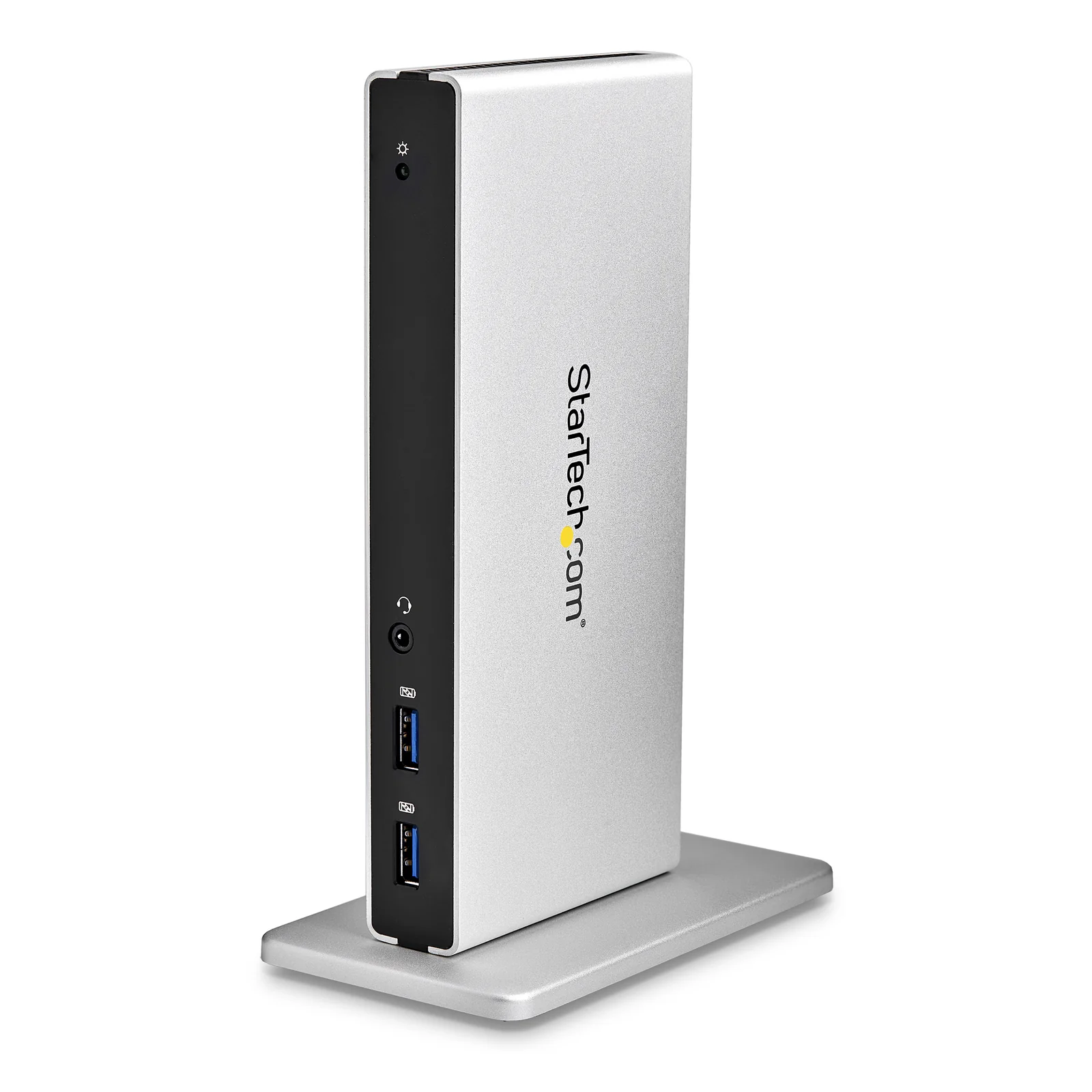Station d'Accueil USB 3.0 pour Deux Écrans avec Adaptateurs DVI vers VGA et HDMI, 5x USB 3.0 et Audio - Station d'Accueil DVI Verticale pour Mac et Windows