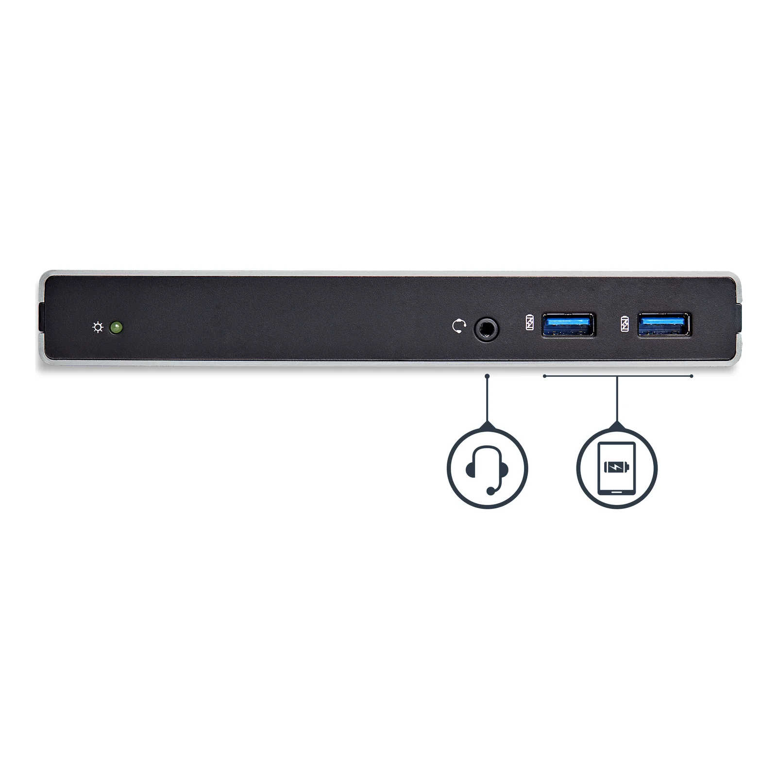 StarTech.com Station d'Accueil USB 3.0 pour Deux Écrans avec Adaptateurs DVI vers VGA et HDMI, 5x USB 3.0 et Audio - Station d'Accueil DVI Verticale pour Mac et Windows