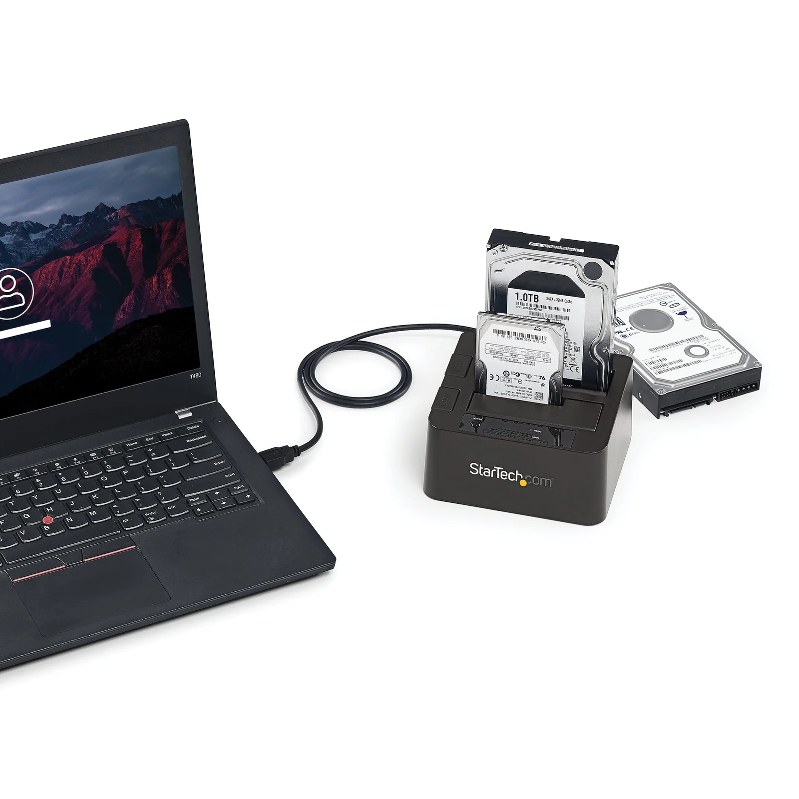 StarTech.com Station d'accueil USB 3.1 (10 Gb/s) pour 2 disques durs SATA de 2,5 / 3,5 pouces