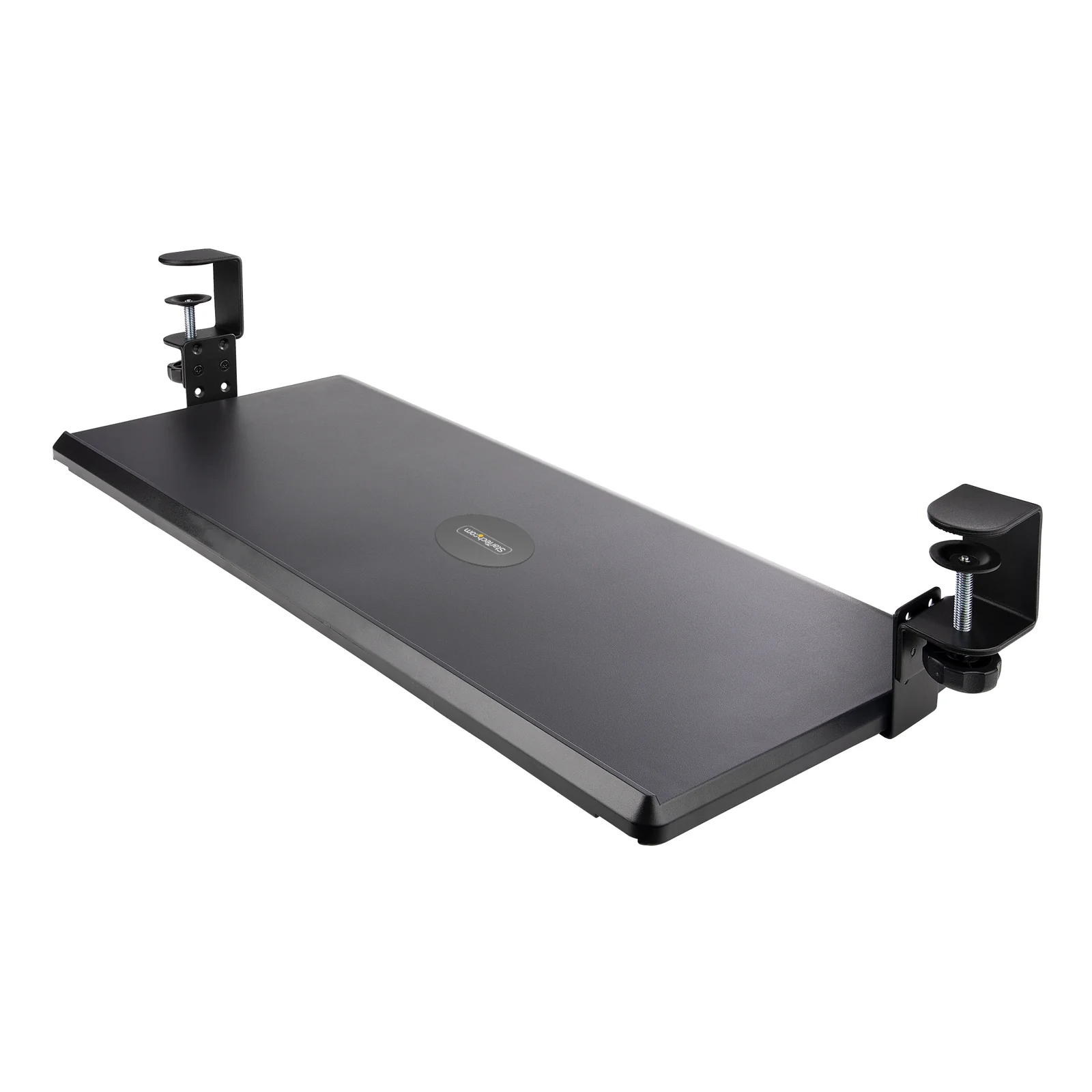 Support Clavier Coulissant Sous Bureau - Support Clavier Ergonomique à Pince en C - Tiroir Clavier Coulissant, Jusqu'à 12kg - Tablette Coulissante, Clavier et Souris - Porte Clavier (100/120 ou 140mm)