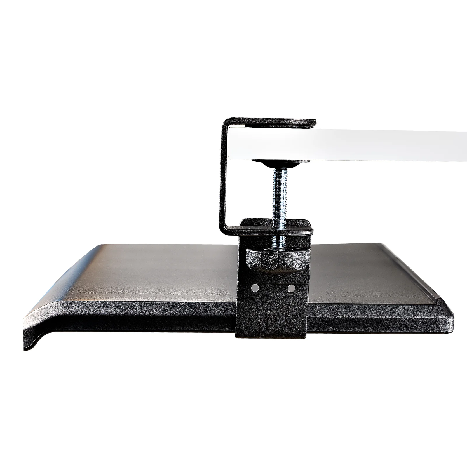 StarTech.com Support Clavier Coulissant Sous Bureau - Support Clavier Ergonomique à Pince en C - Tiroir Clavier Coulissant, Jusqu'à 12kg - Tablette Coulissante, Clavier et Souris - Porte Clavier (100/120 ou 140mm)