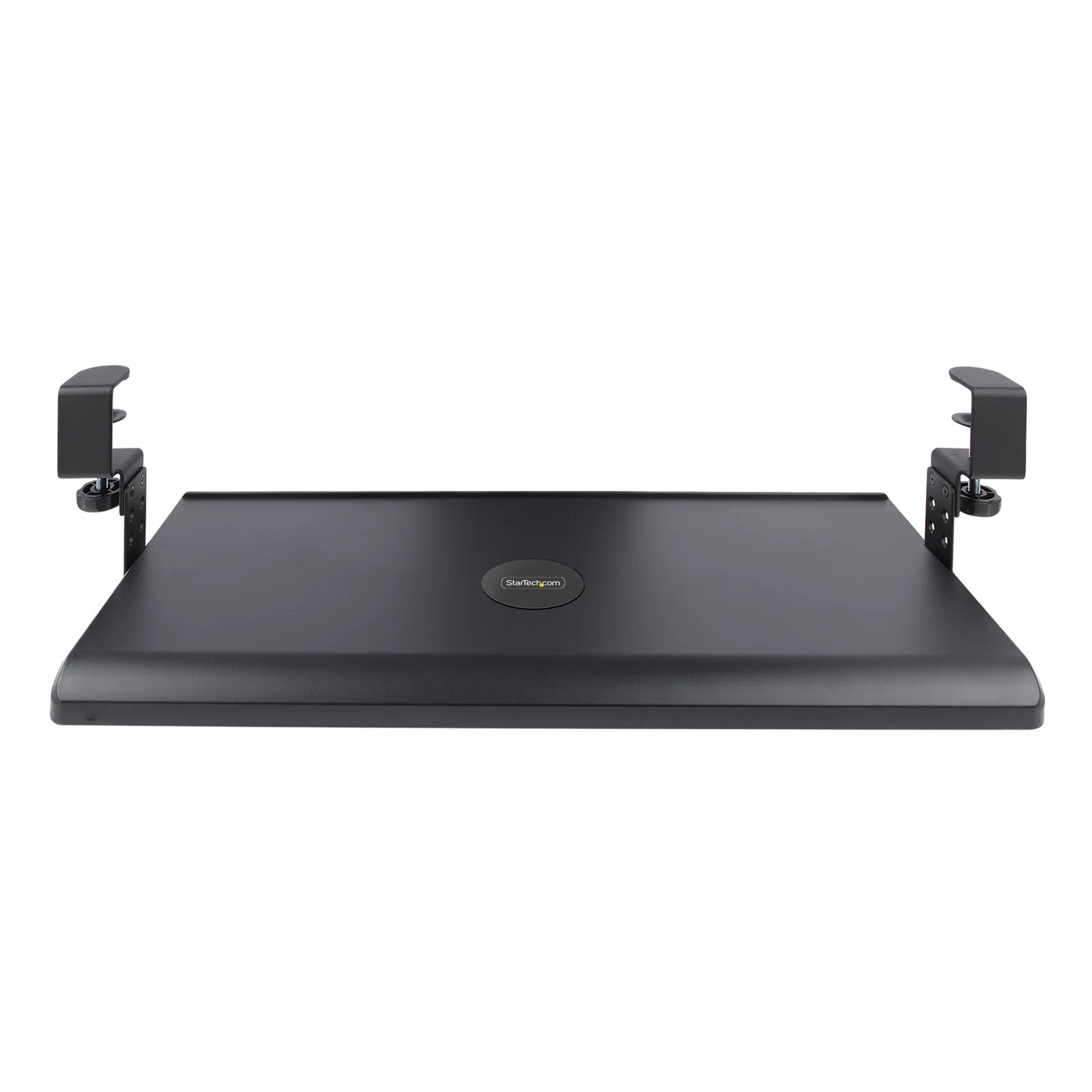 StarTech.com Support Clavier Coulissant Sous Bureau - Support Clavier Ergonomique à Pince en C - Tiroir Clavier Coulissant, Jusqu'à 12kg - Tablette Coulissante, Clavier et Souris - Porte Clavier (100/120 ou 140mm)