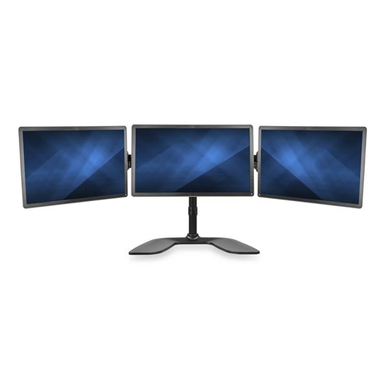 StarTech.com Support de bureau articulé pour trois écrans en acier robuste et aluminium