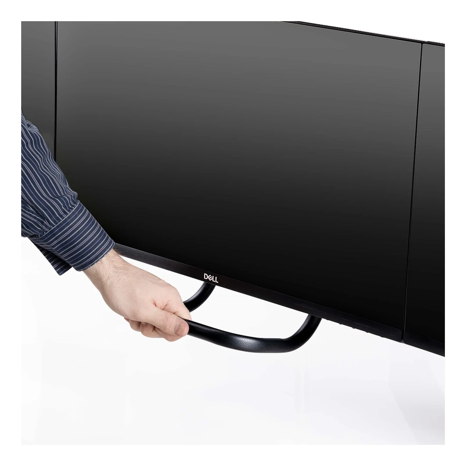 StarTech.com Support de Bureau pour 3 Écrans 27", VESA 75x75/100x100, Bras Articulé Réglable sans Outils, Pince en C/Passe-Fil, Support d'Écrans 27 pouces, Bras pour Moniteur Assisté par Ressort